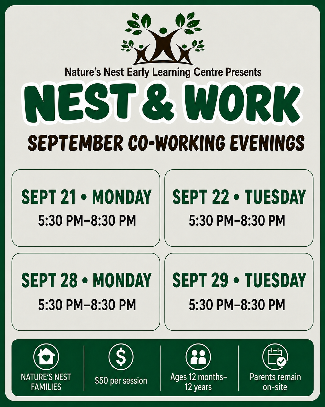 Nature's Nest Families (September)