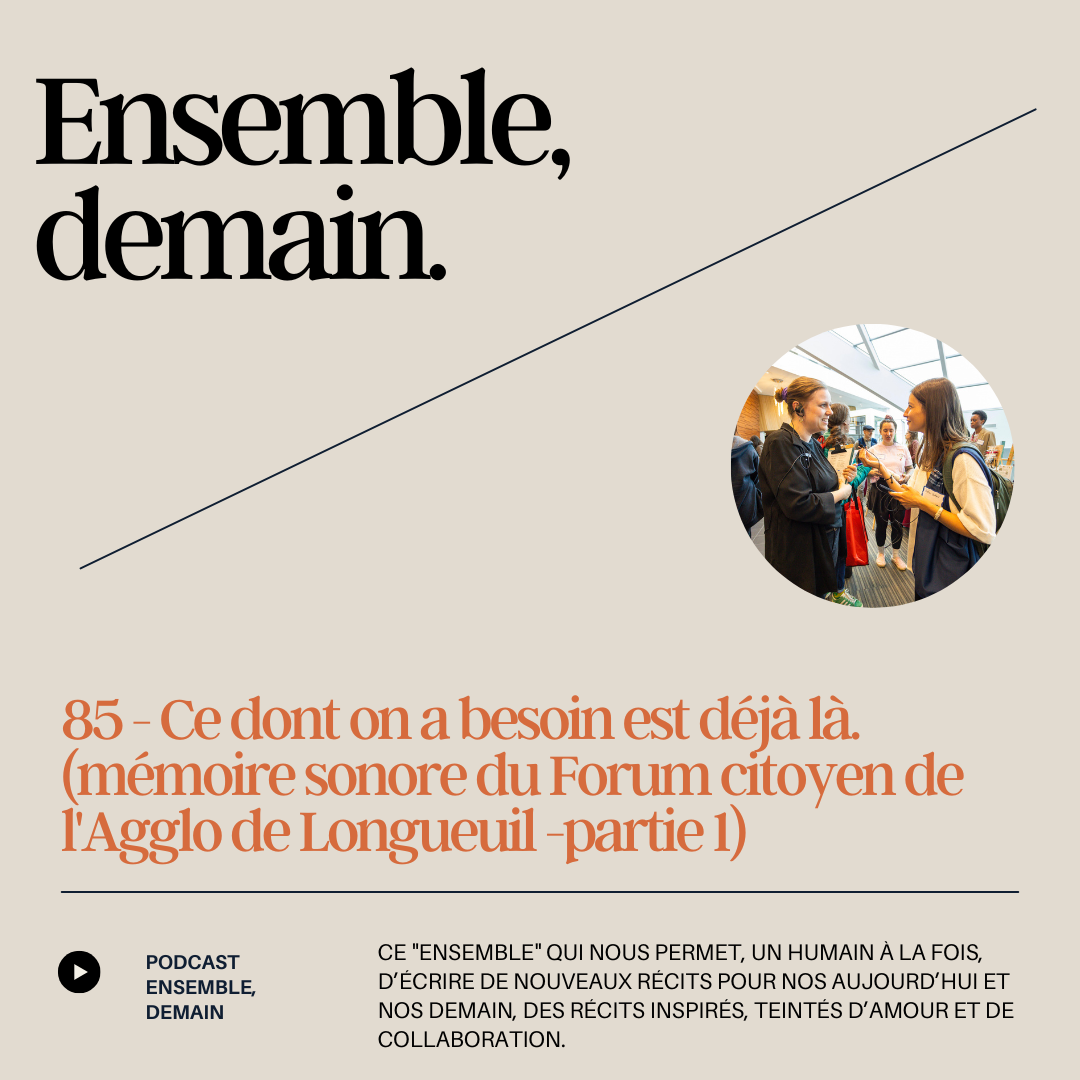 Ce dont on a besoin est déjà là.