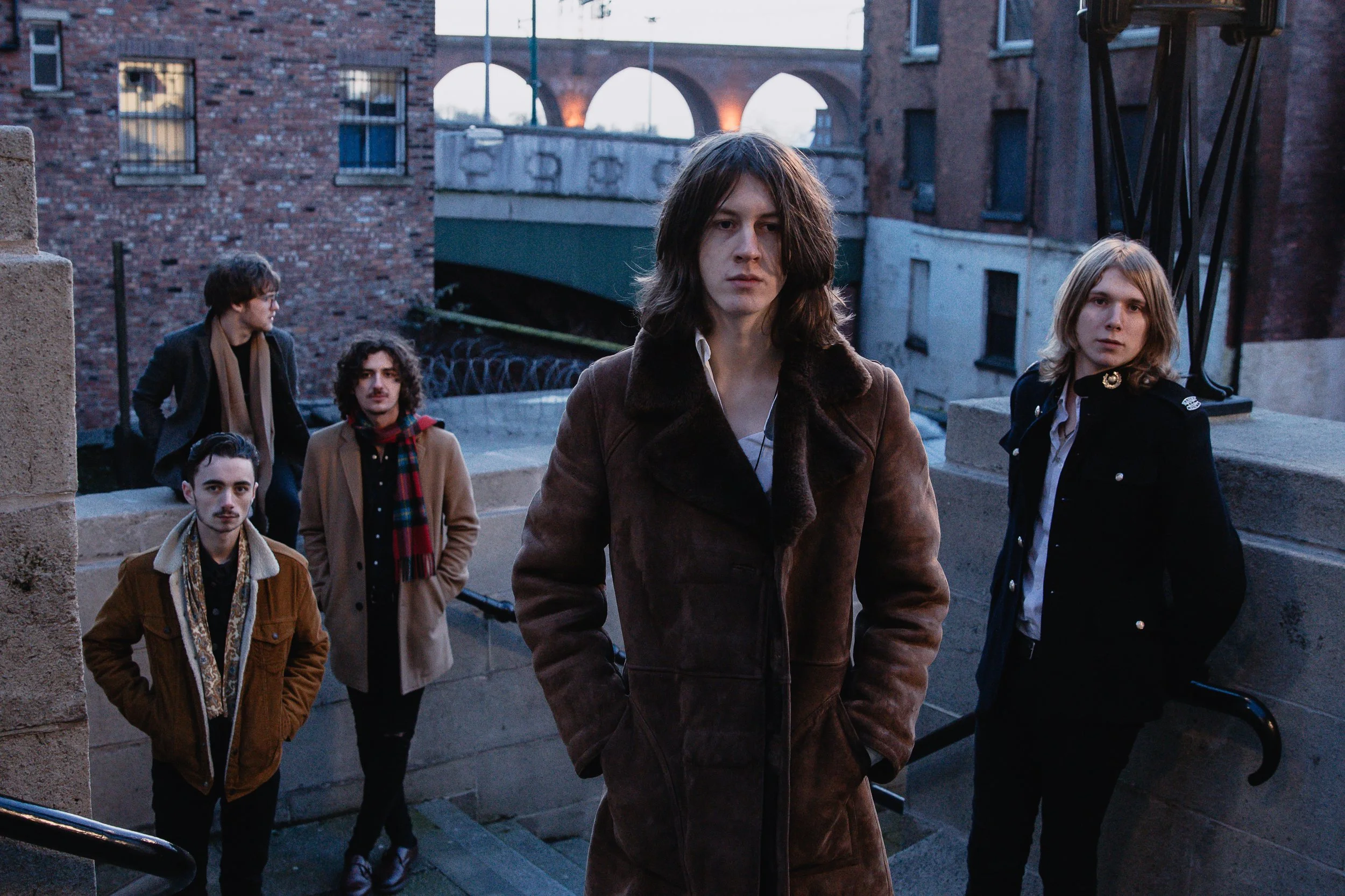 Blossoms band from stockport. Music promo image taken by Debbie Ellis 