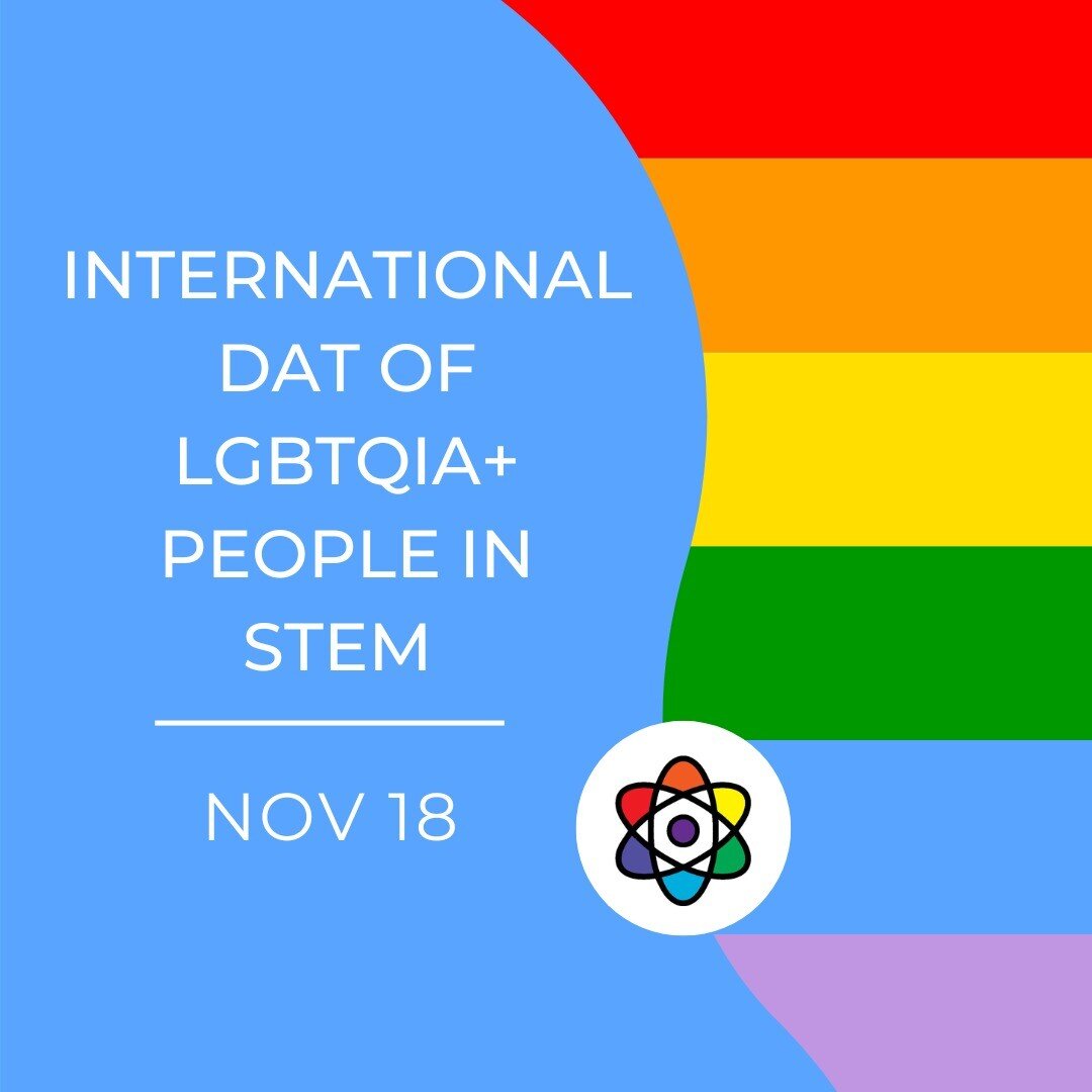 Happy #PrideInSTEM Day! 🌈

Today we celebrate the important contributions of the LGBTQIA+ community across all STEM disciplines, reflecting on how we can make our community a better and more inclusive place for everyone. 

❤️🧡💛💚💙💜

#LGBTSTEMDay