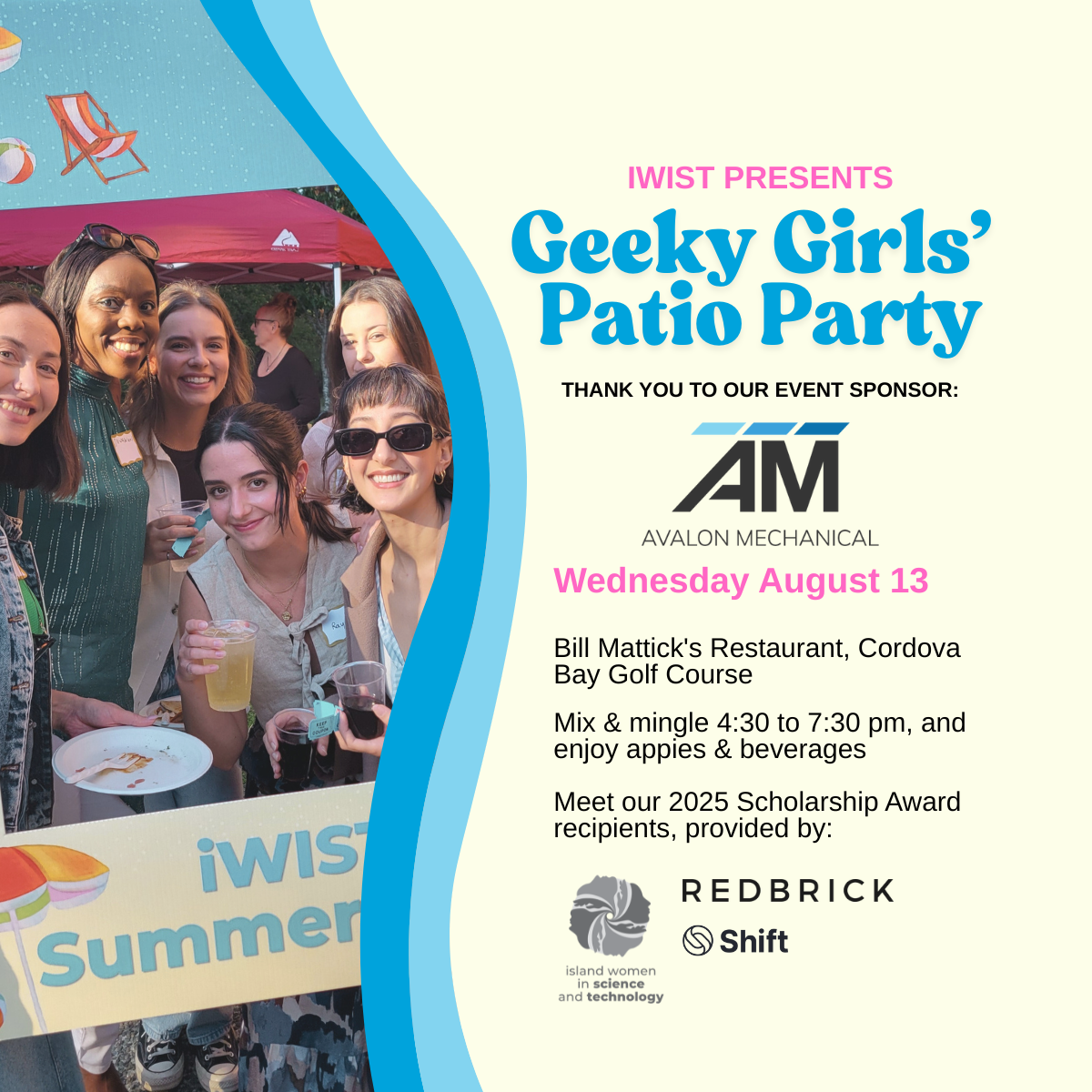 iWIST presents Geeky Girls Patio Party 2025!