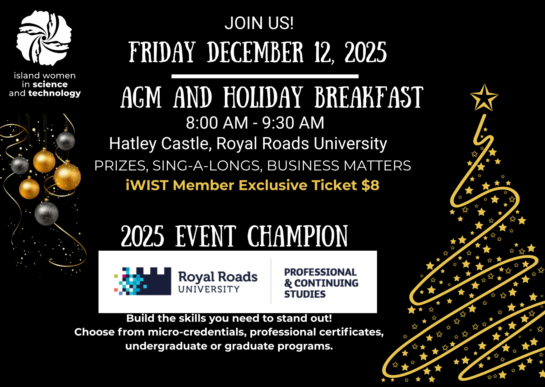 iWIST Annual General Meeting &amp; Holiday Party