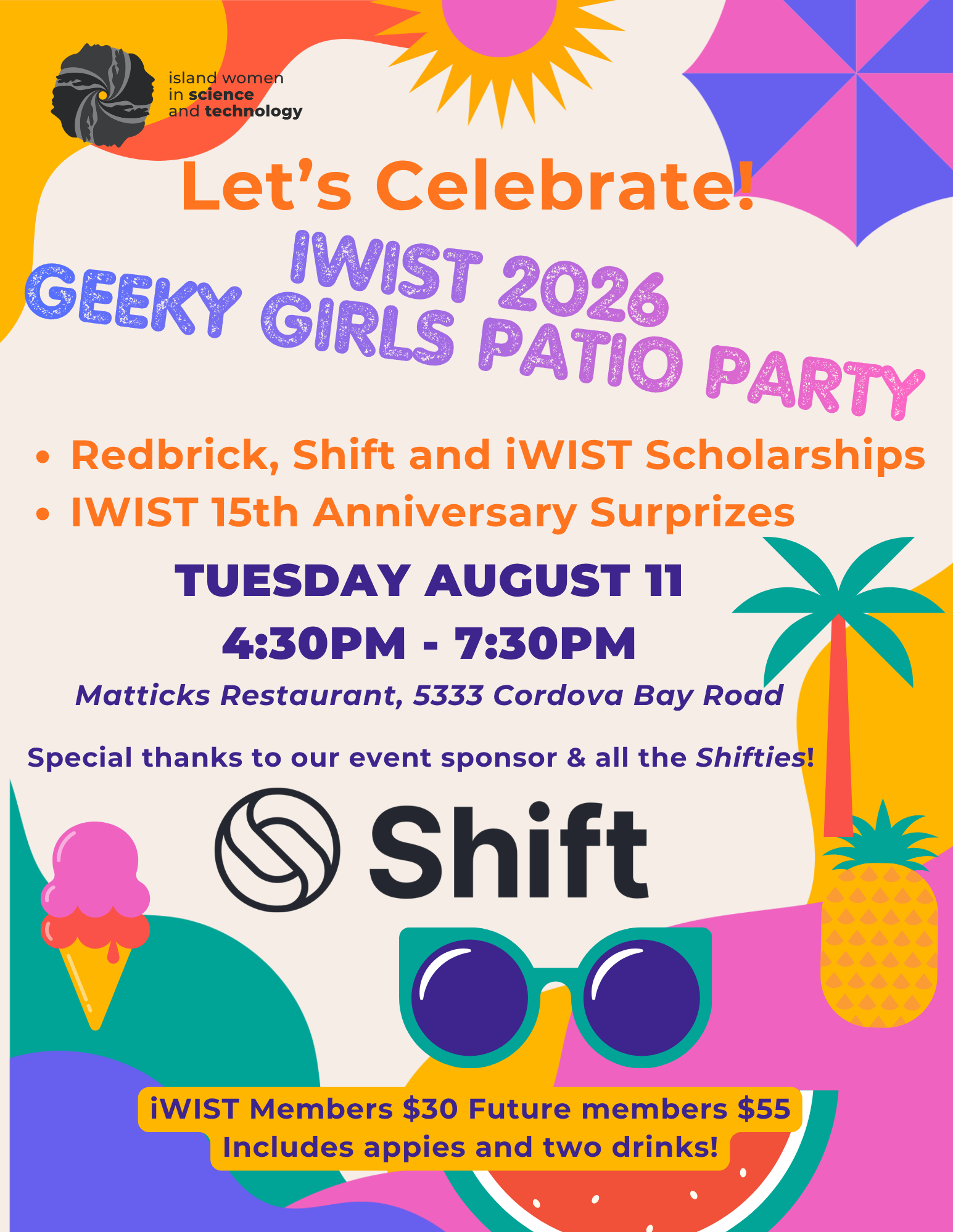 iWIST presents Geeky Girls Patio Party 2026! 