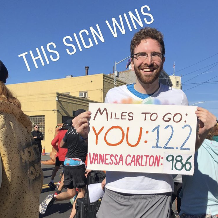 funny marathon signs