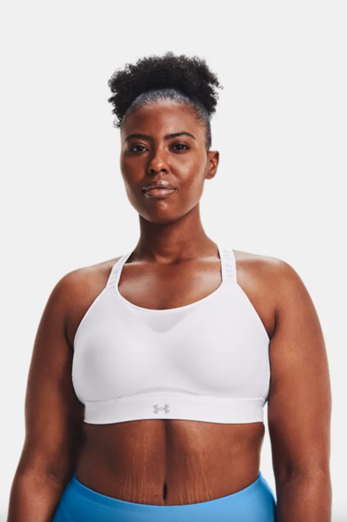 underarmour most loved & best-selling sports bra just got a whole lot  better! Introducing the Infinity Bra 2.0, with hybrid band & cup…