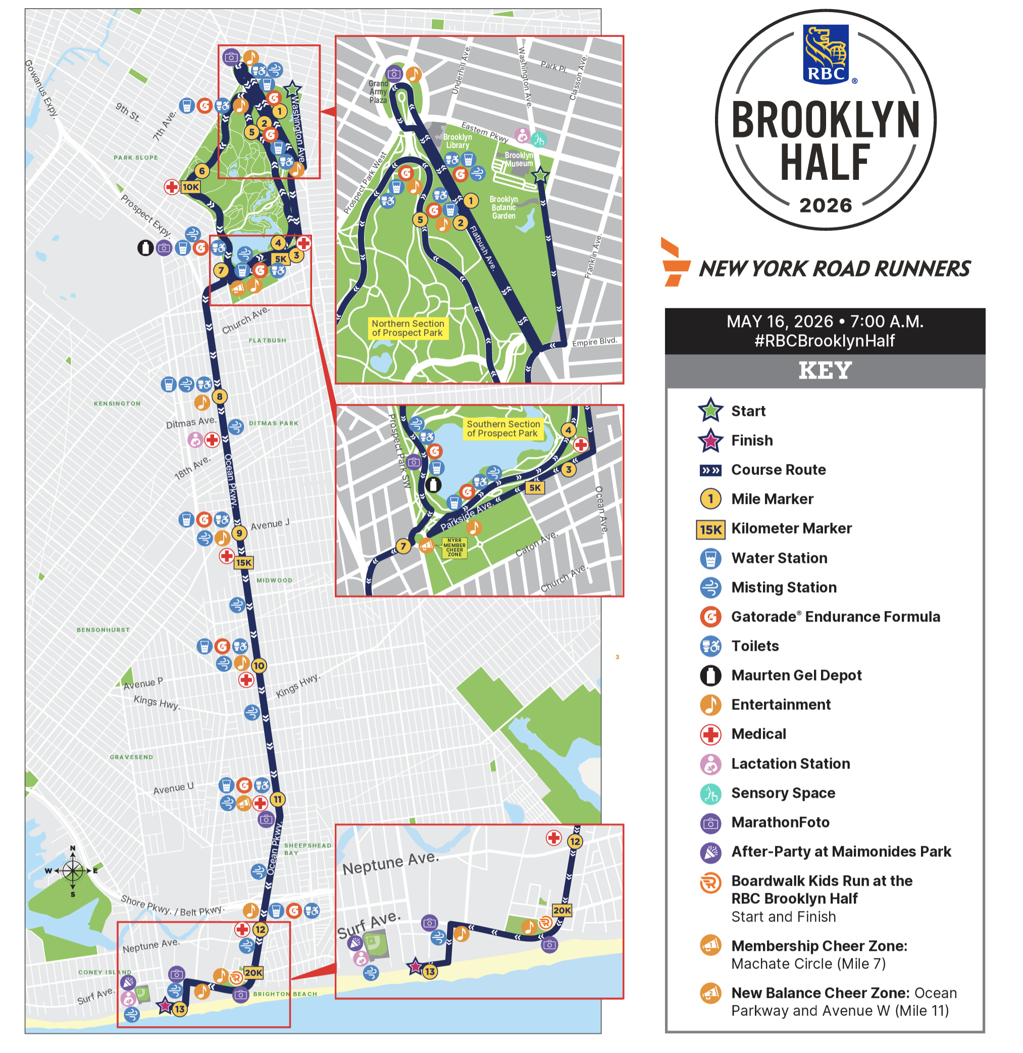 Brooklyn Half Marathon Course Map 2026