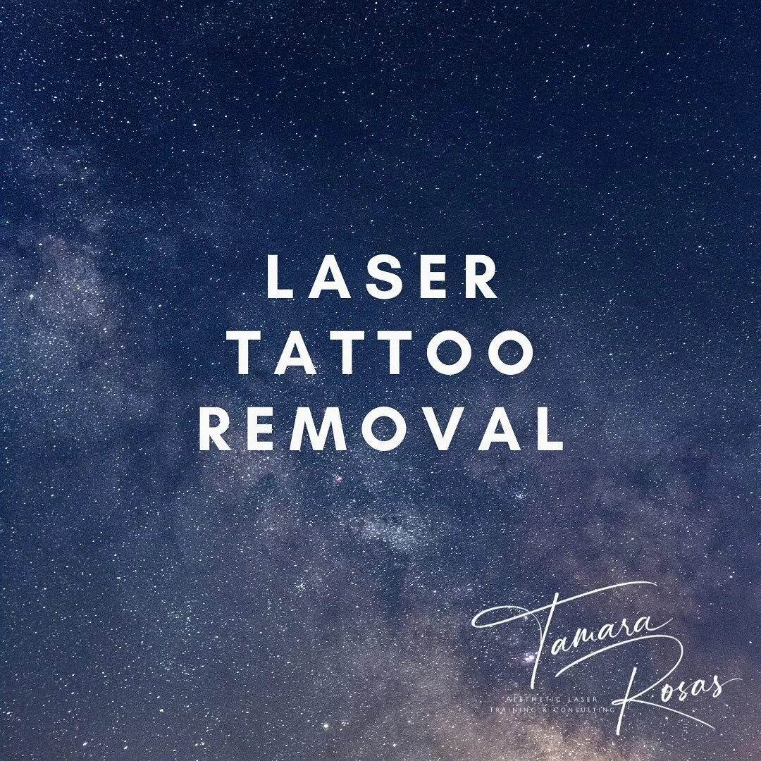 Laser Tattoo removal is the training students often love the most! There is an instant visible (&amp; satisfying) reaction and with  each subsequent treatment, you see big improvements. 

#yyctattooremoval #yycclinicalesthetics #yyctraining #teiyyc #