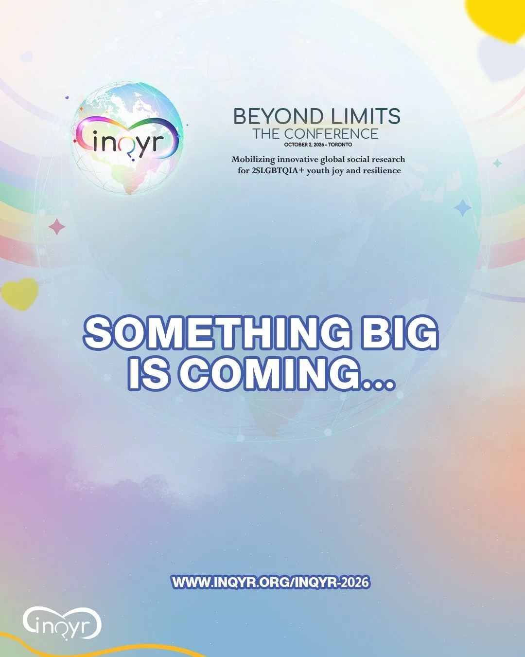 We have the most exciting news to share with this community and we are absolutely bursting to tell you! ✨ 

INQYR 2026: Beyond Limits is shaping up to be something truly special and you are going to want to be there. 

October 2, 2026. Toronto. The C