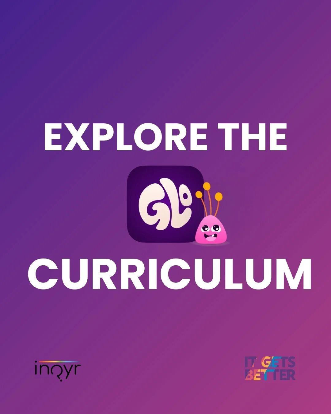 GLO is a new mobile-based app presented by It Gets Better Canada that features an evidence-based curriculum developed by our very own PI Dr. Shelley Craig! 👾💟

Taking a gamified approach, GLO pairs users with their very own virtual pet to nurture a