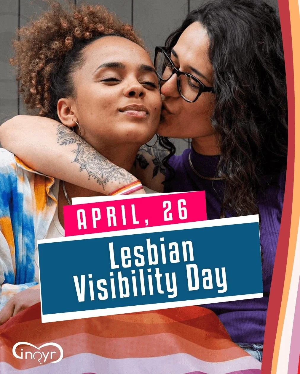 Celebrating lesbian visibility

A moment to honor lesbian identities, relationships, and the many ways love is expressed and lived 

Visibility matters&mdash;it creates connection, challenges stereotypes, and makes space for more people to feel seen 