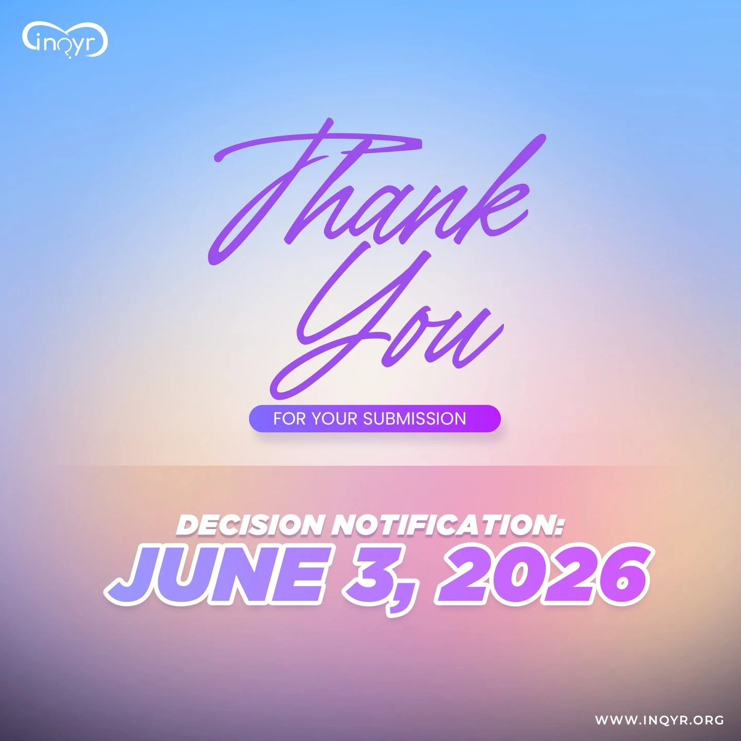 Thank you to everyone who submitted a proposal for INQYR Beyond Limits 2026! 

We received an incredible number of submissions, and we&rsquo;re truly excited to see the amazing projects being shared.

Our team now has the difficult task of reviewing 