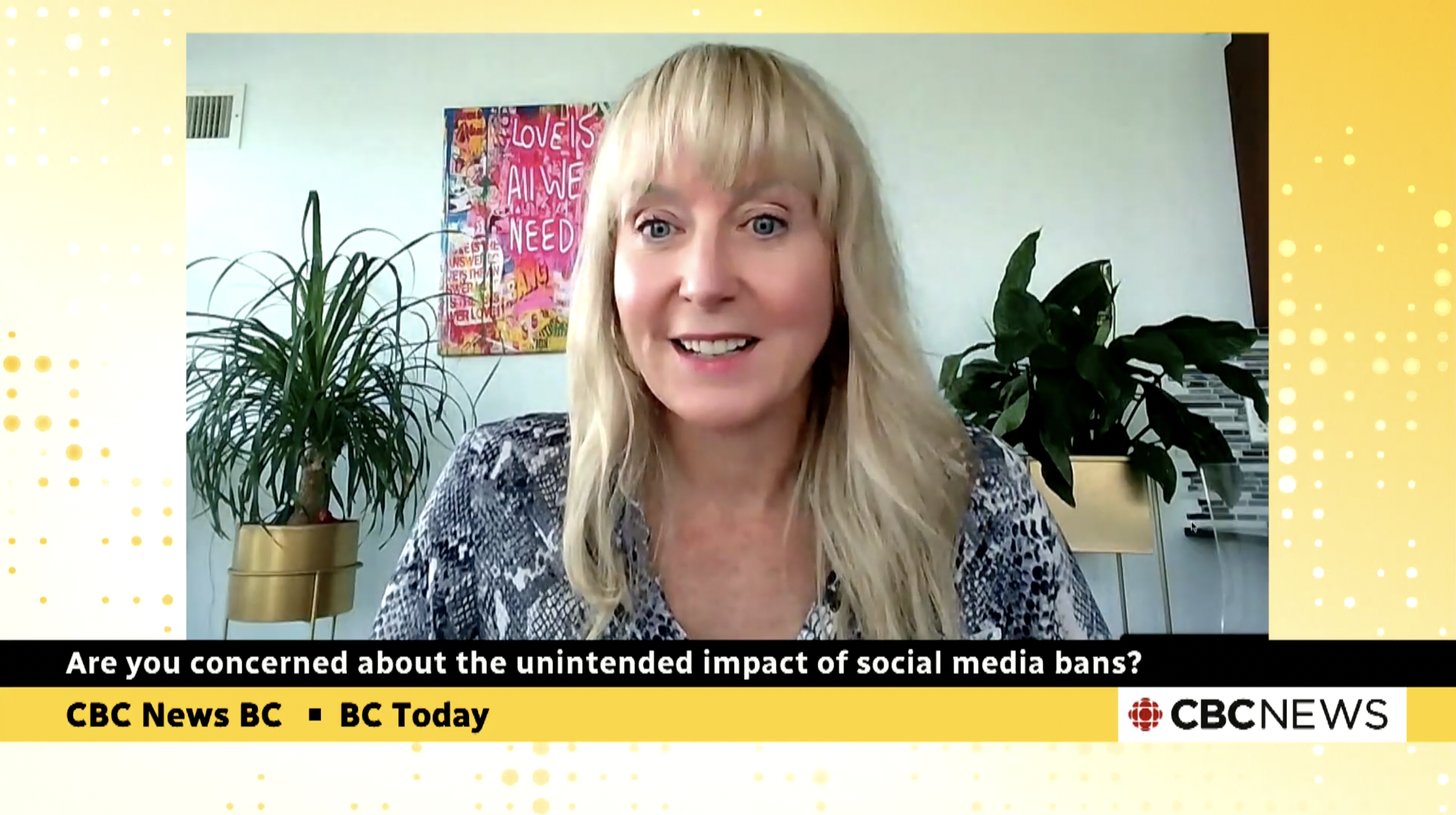 INQYR PI Dr. Shelley Craig discusses proposed social media bans and impacts on 2SLGBTQ+ youth on CBC’s BC Today