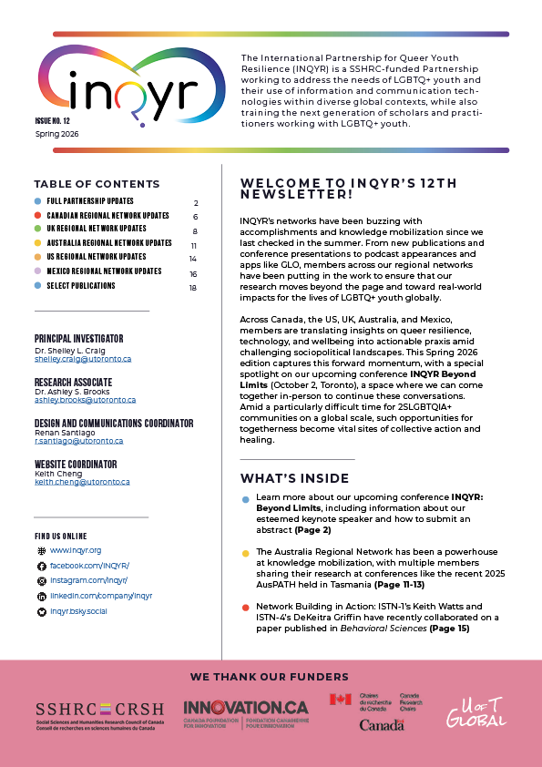 INQYR Spring 2026 Newsletter Now Out!