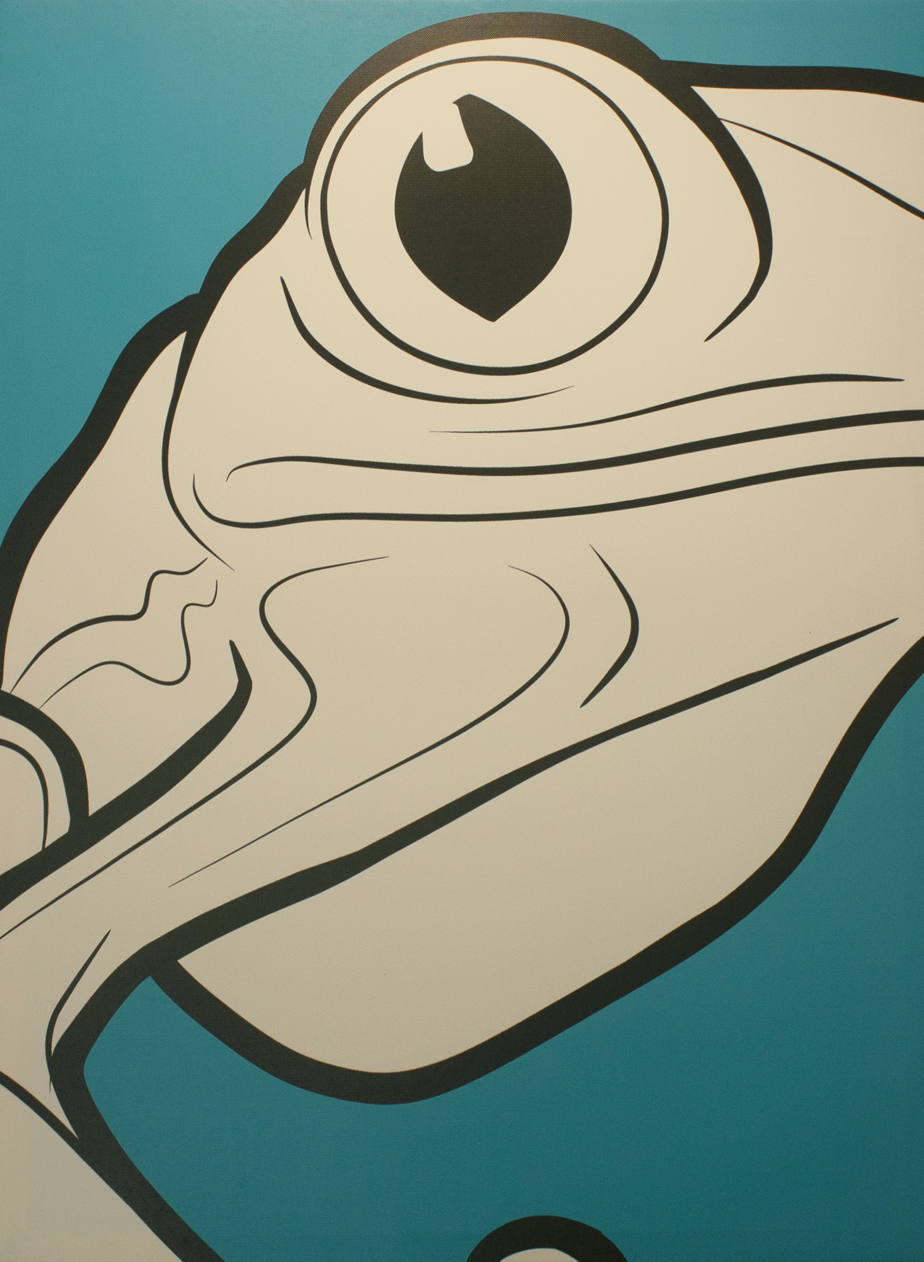 Blue Frog #3 -Dherry Jeurissen