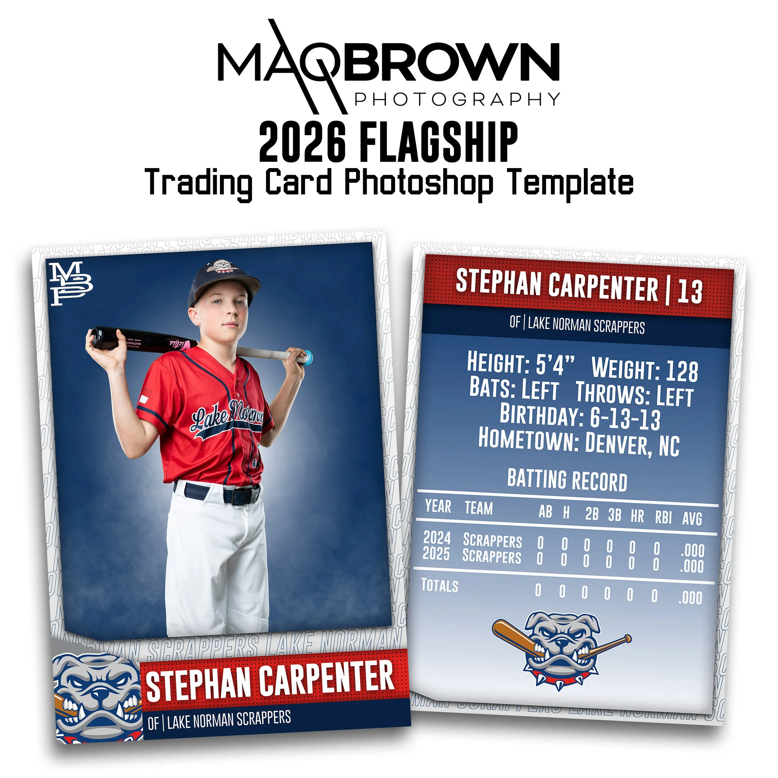 2026 FLAGSHIP - TRADING CARD MULTI-SPORT PHOTOSHOP TEMPLATE