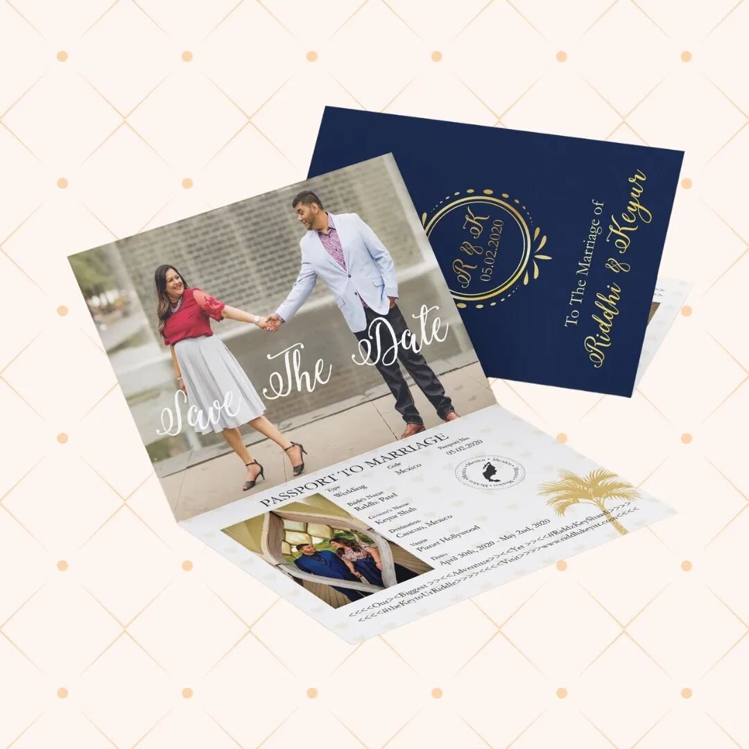 Only the best for this couple 🤗

Save the dates
Wedding program
Wedding itinerary

#weddingsavethedate #savethedatecards #weddingpassport #shaadidestinations #destinationwedding #weddingprogram #shaadiwaliinspirations #weddingprint #indianweddingins