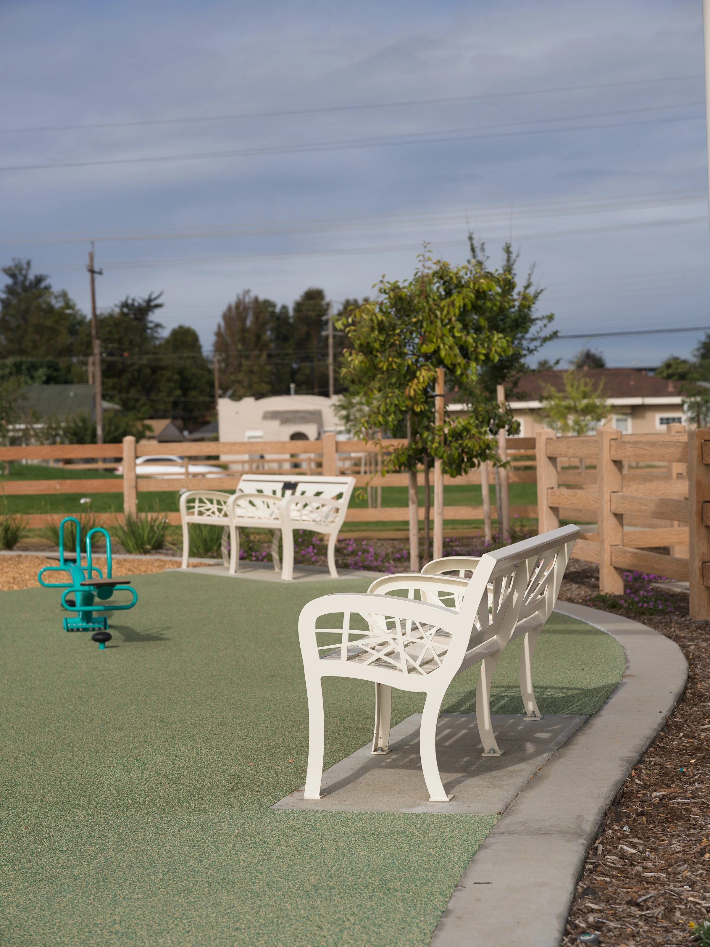 Ensen Community Park - Custom Benches 1.JPG