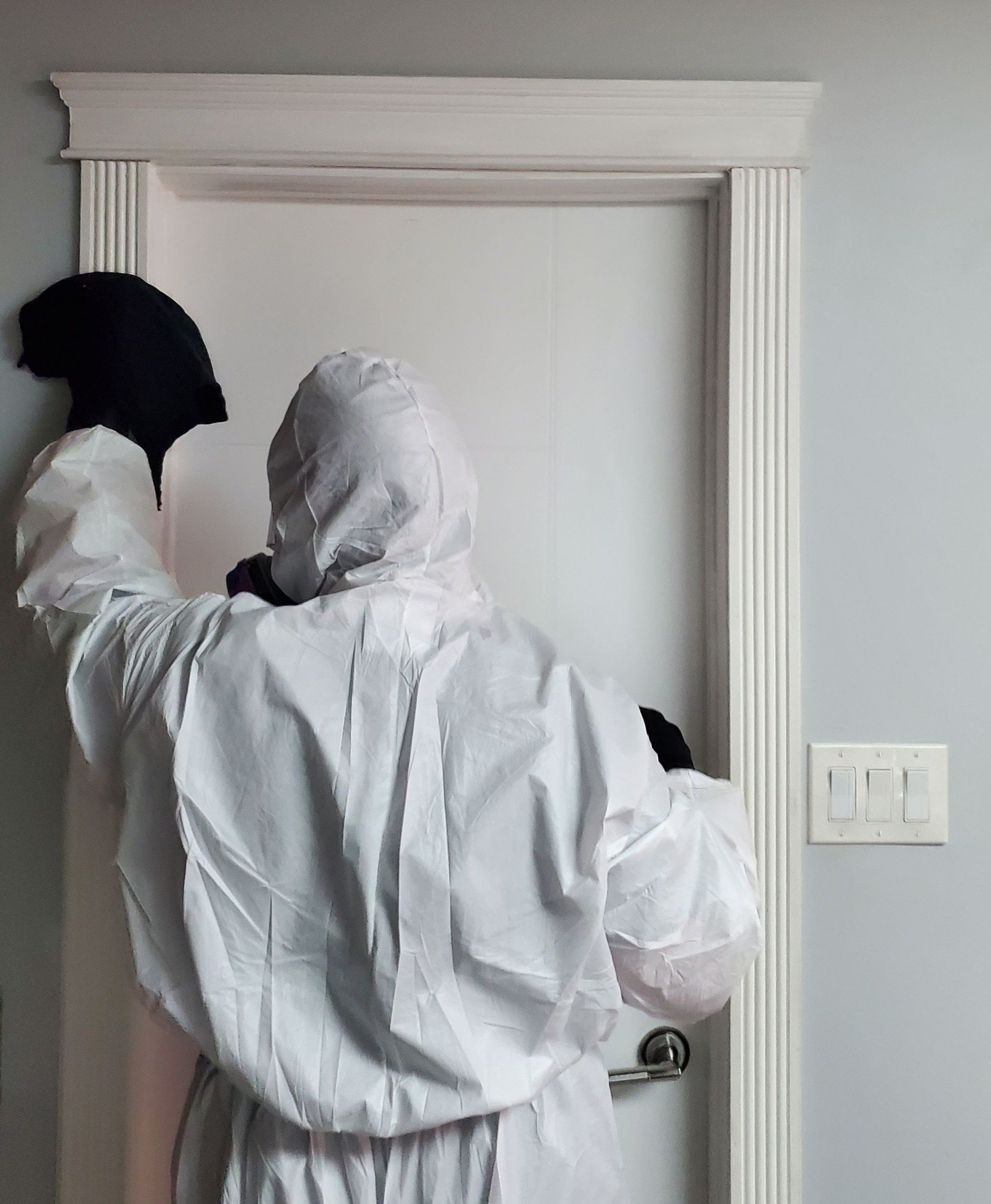 Victoria trauma cleaning technician decontaminating home