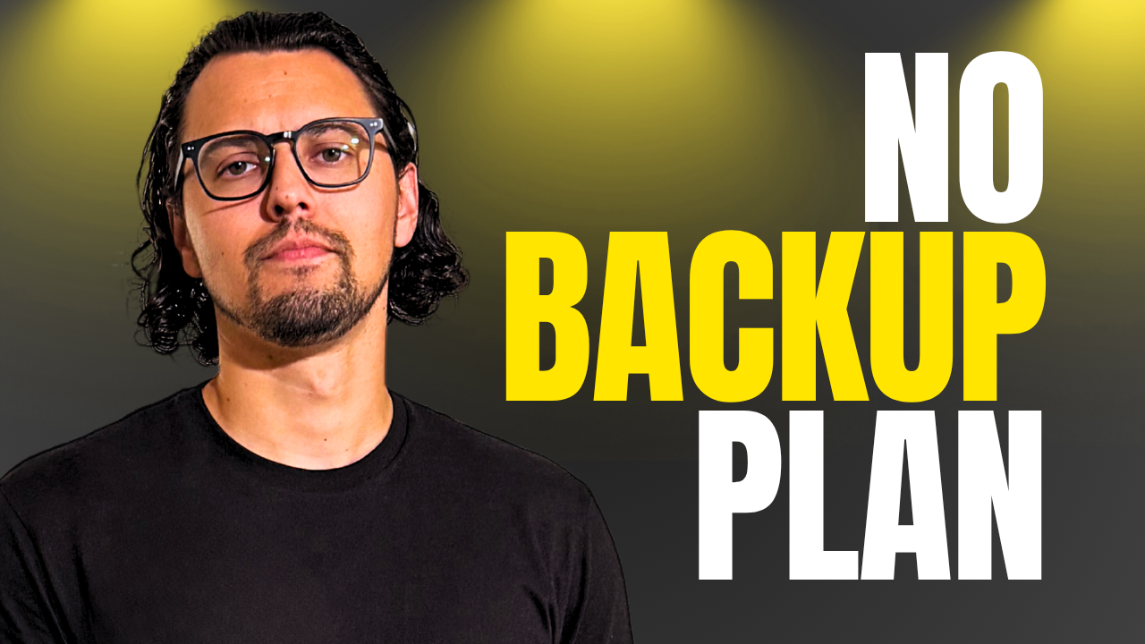When You’ve Run Out Of Backup Plans