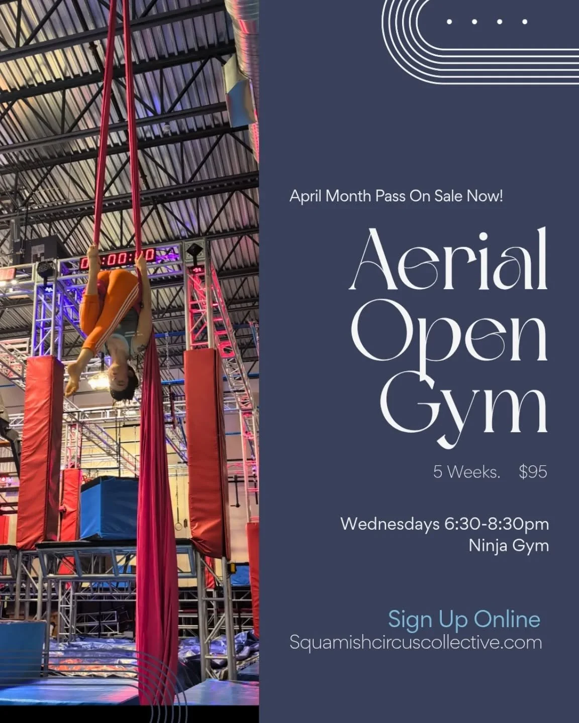 April Month Passes Available for Sign Up Now!