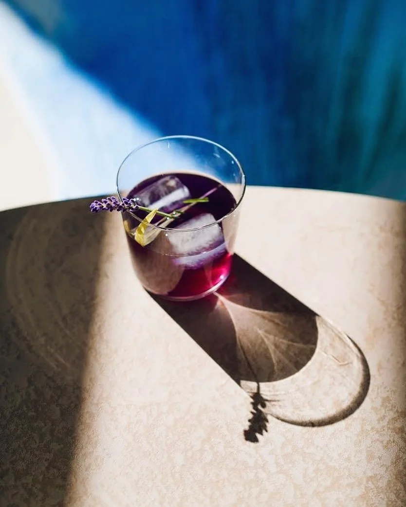 &ldquo;Color is the quickest way to the heart.&rdquo; &mdash; Jerry Zeniuk

Butterfly drink from our amazing Flower dinner @huur.haus 

Blue has always been one of my favorite colors, but I never imagined it would become such an integral part of my l