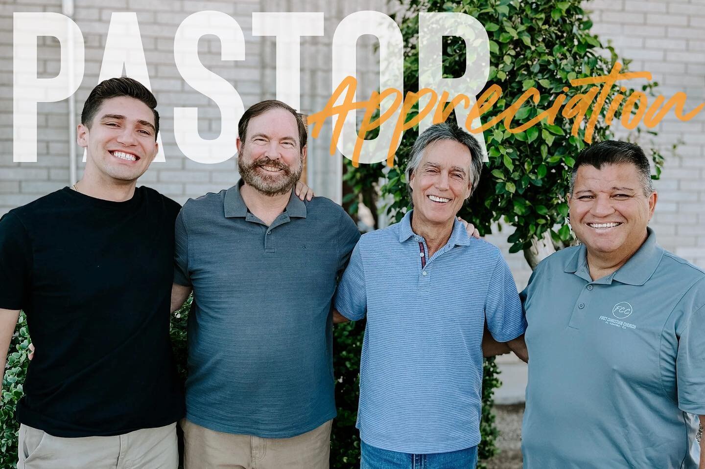 October is Pastor Appreciation Month! 🤝

We are so thankful for our Pastoral staff her at FCC! We thank you for faithfully shepherding, preaching the Word boldly, and serving God&rsquo;s people with heart. With your leadership and ministries we are 
