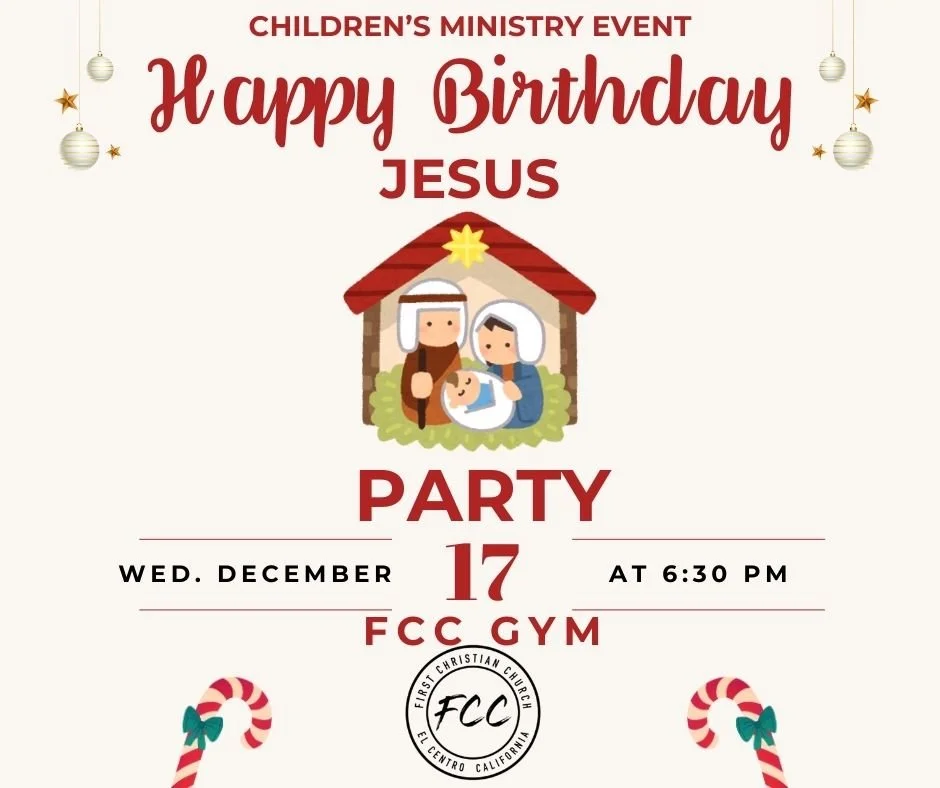Happy Birthday Jesus Party