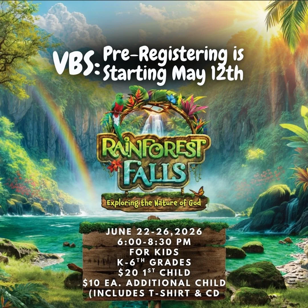 V.B.S. Pre-Registration