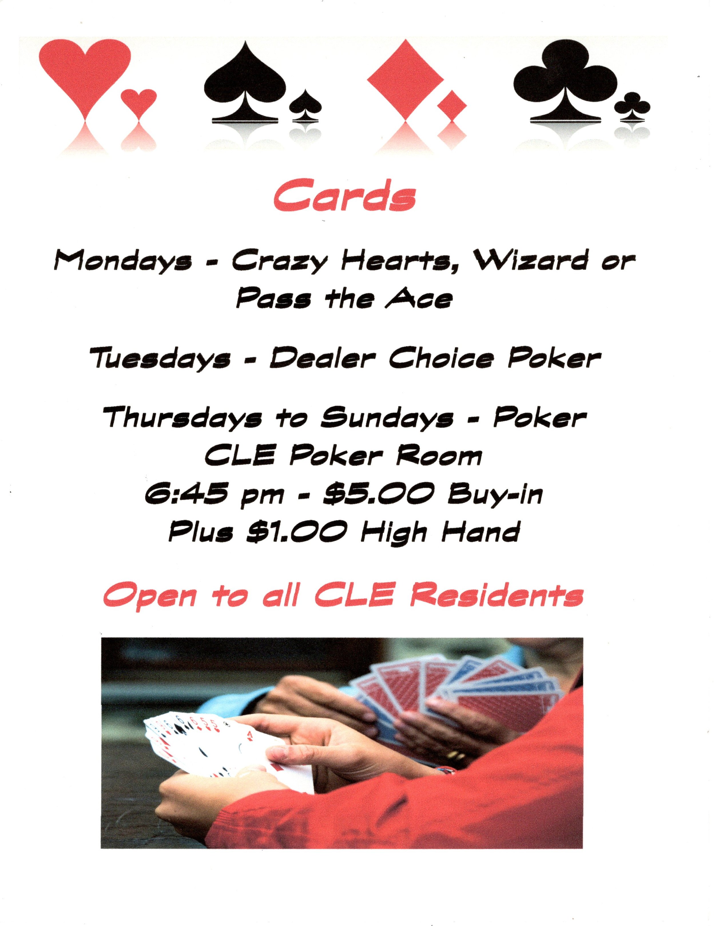 Country Lane Estates — Poker