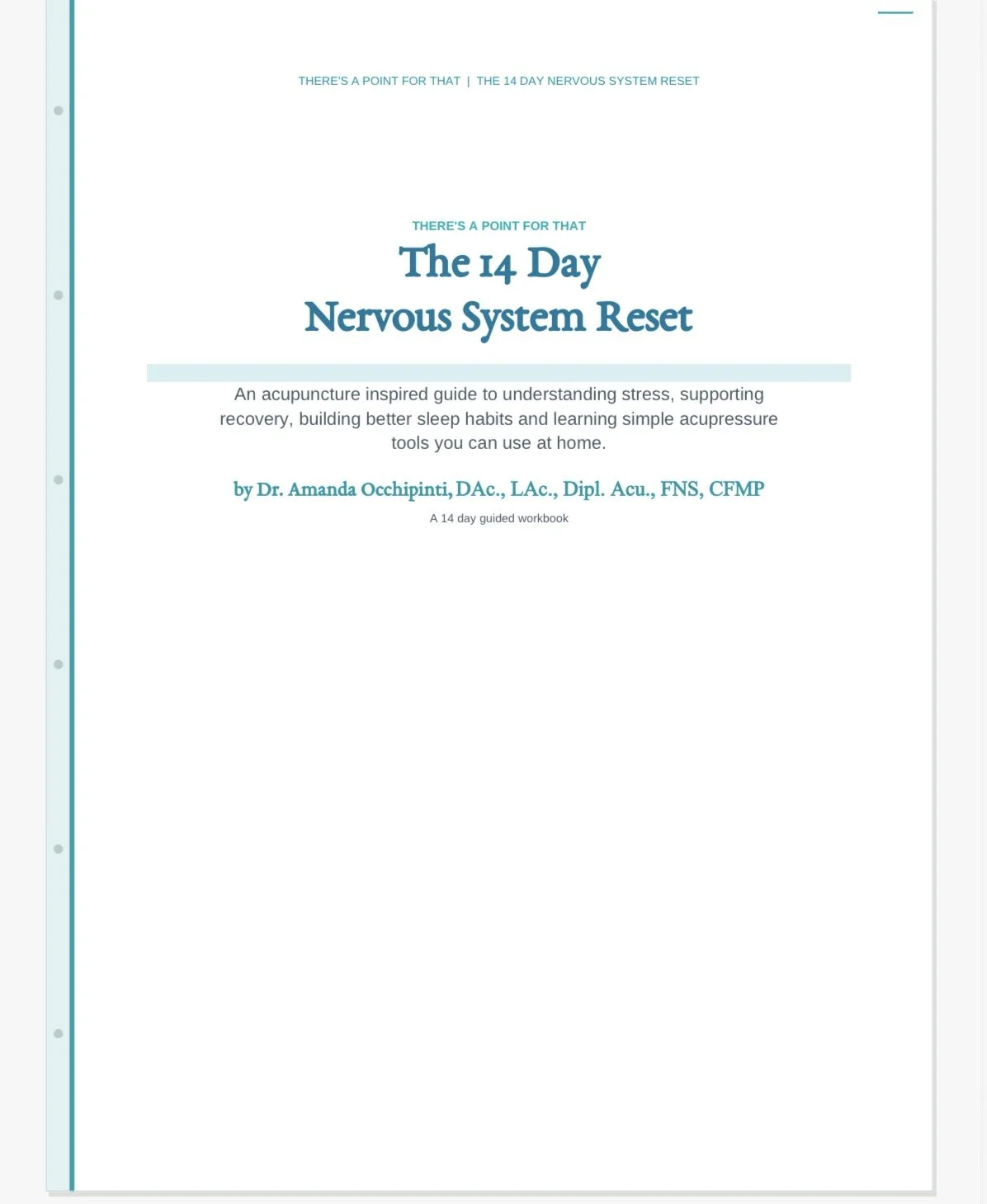14 DAY NERVOUS SYSTEM RESET