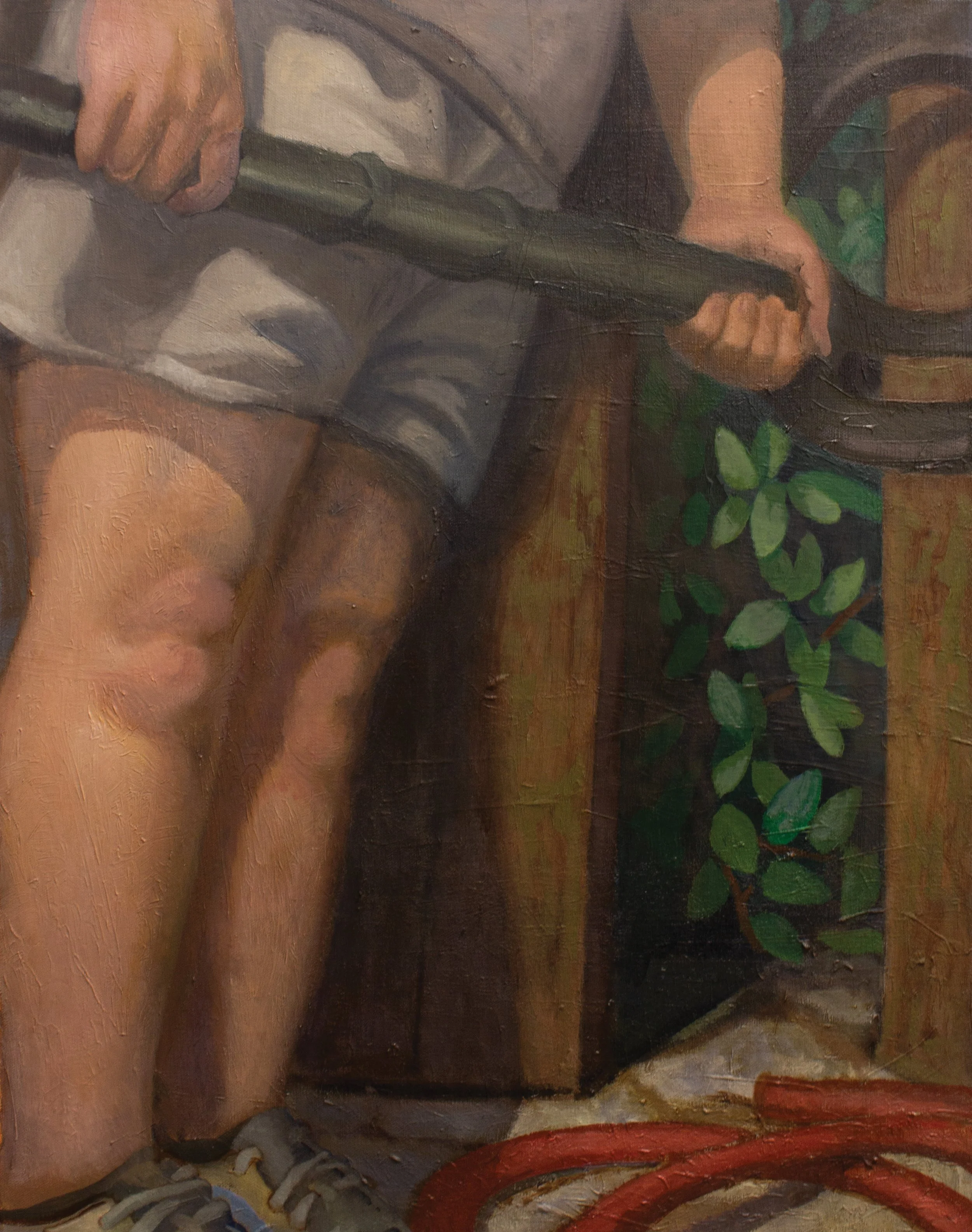 Trappings and Trimmings, 2025. Oil on Canvas, 28"x22"