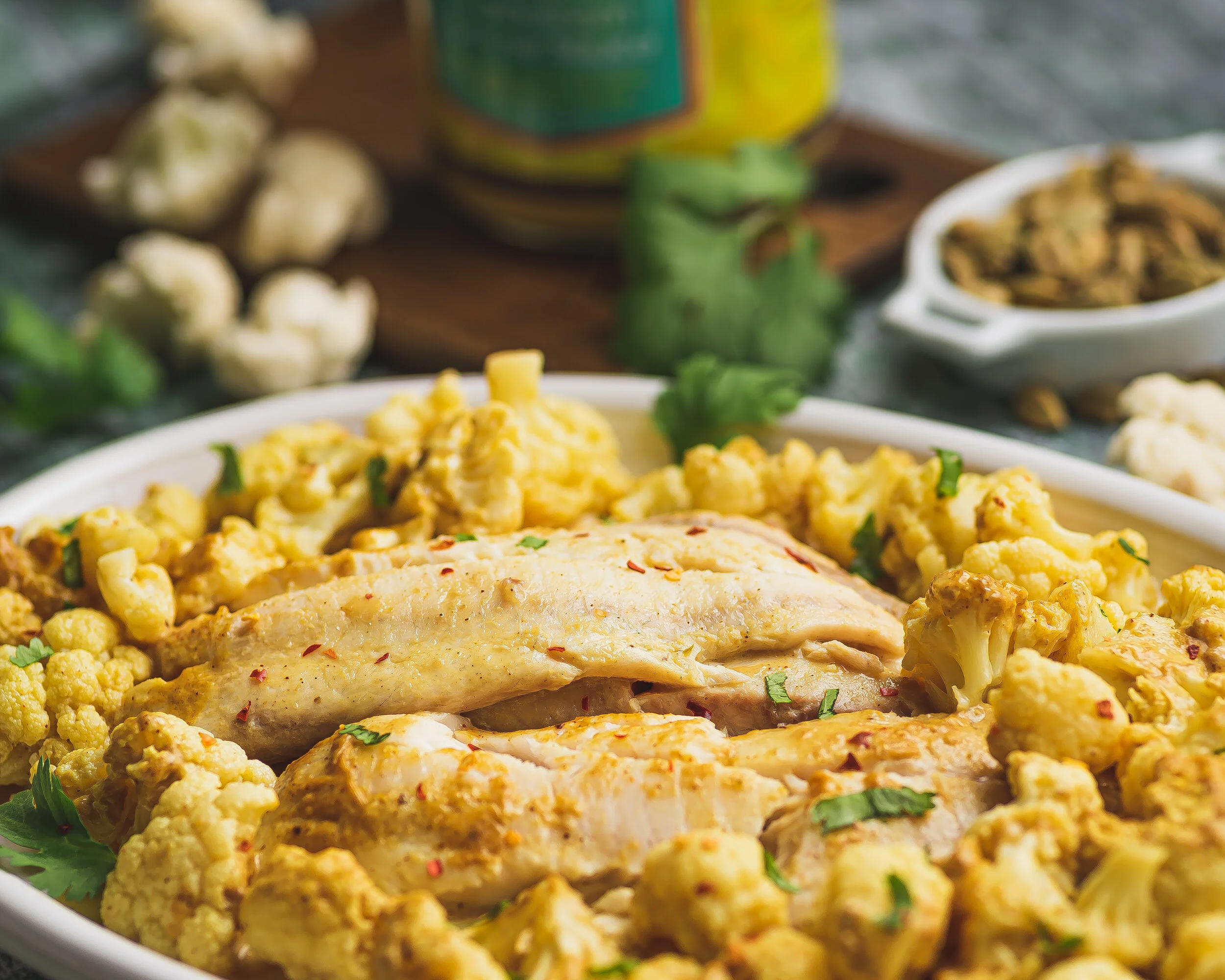 Cauliflower & fish in coconut sauce-6.JPG