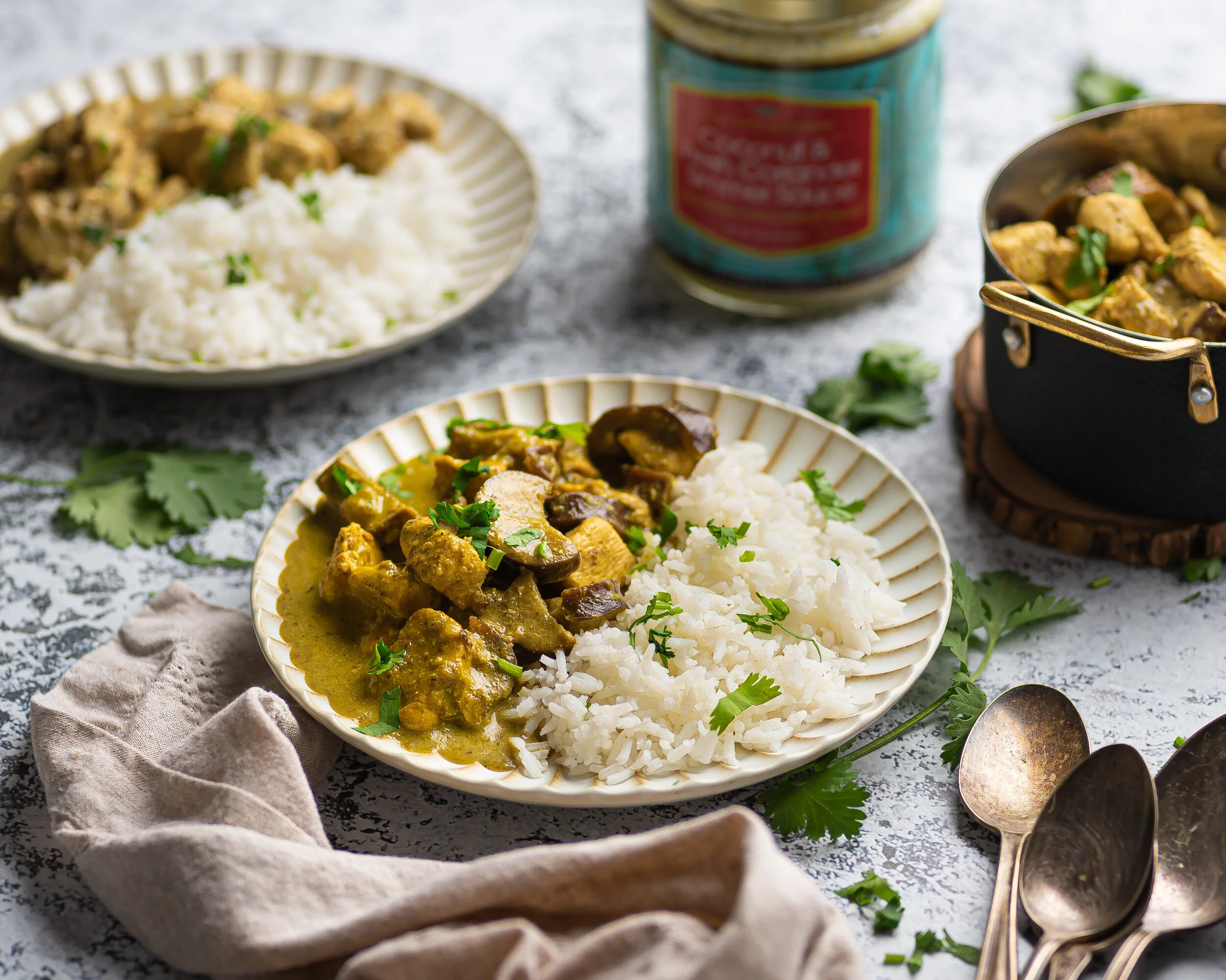 Chicken and Eggplant in Green Sauce-10.JPG