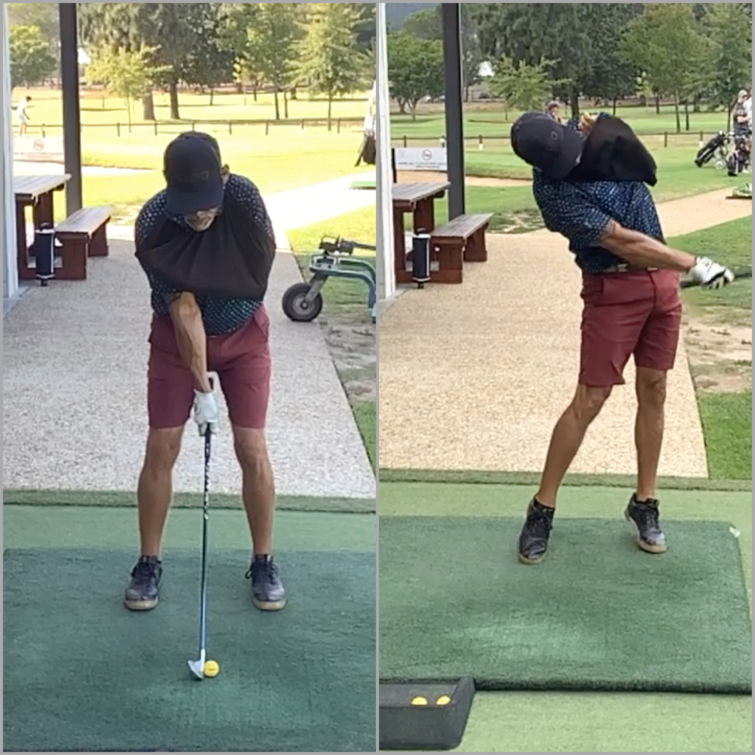 "One-armed bandit" Trevor Belcher showing us how to make proper use of the vertical force!