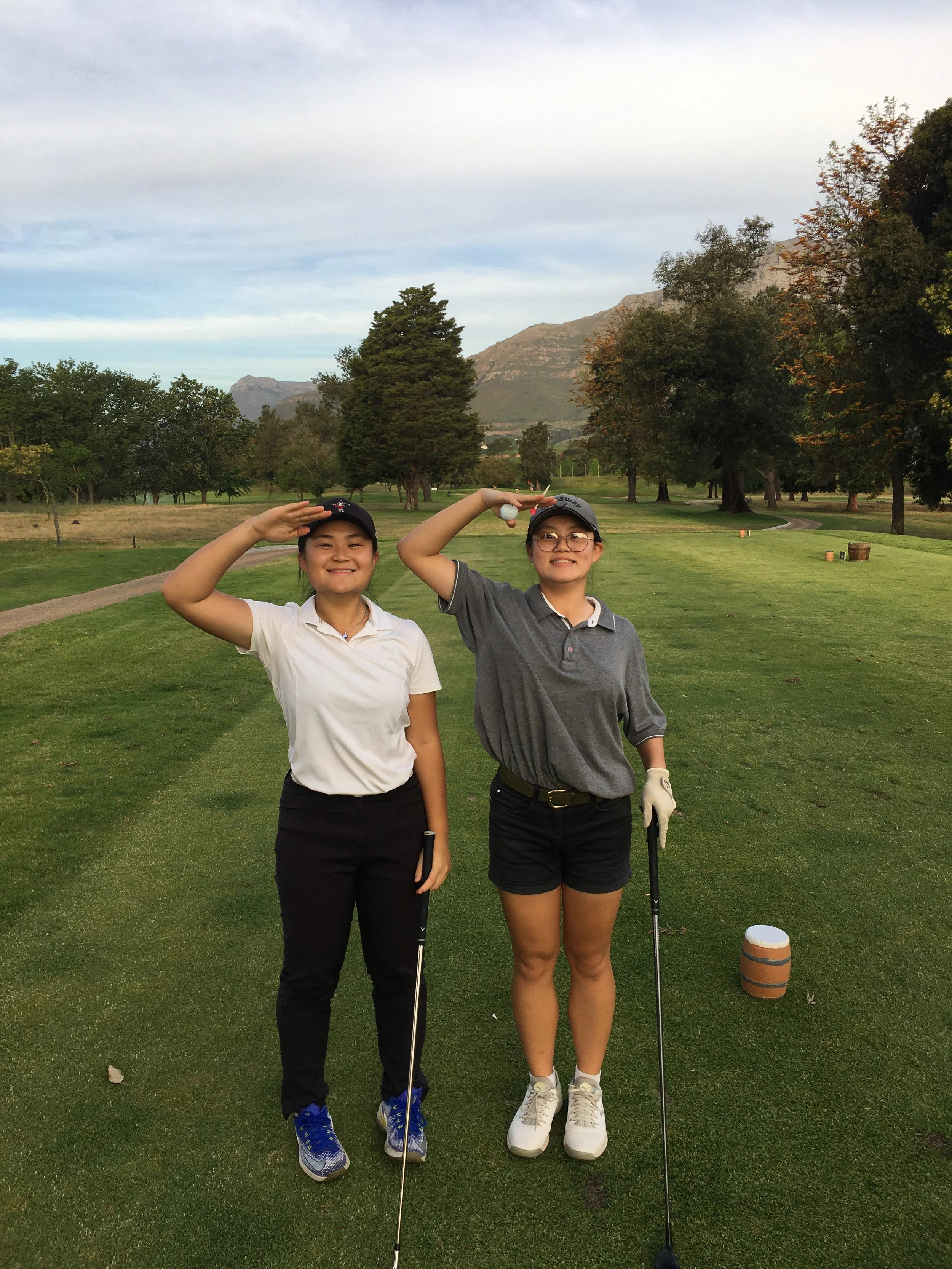 The talented albeit cheeky Chen sisters!