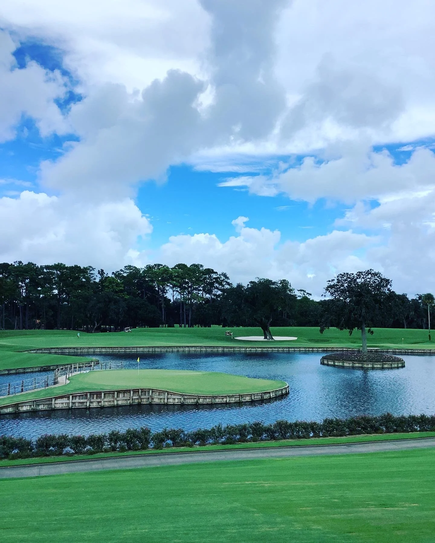 The famous 17th at TPC Sawgrass Stadium Course