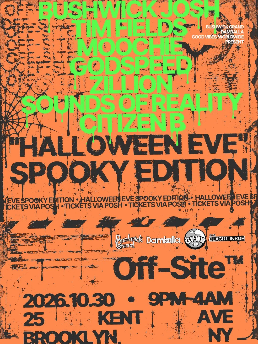OFF-SITE 'HALLOWEEN EVE'