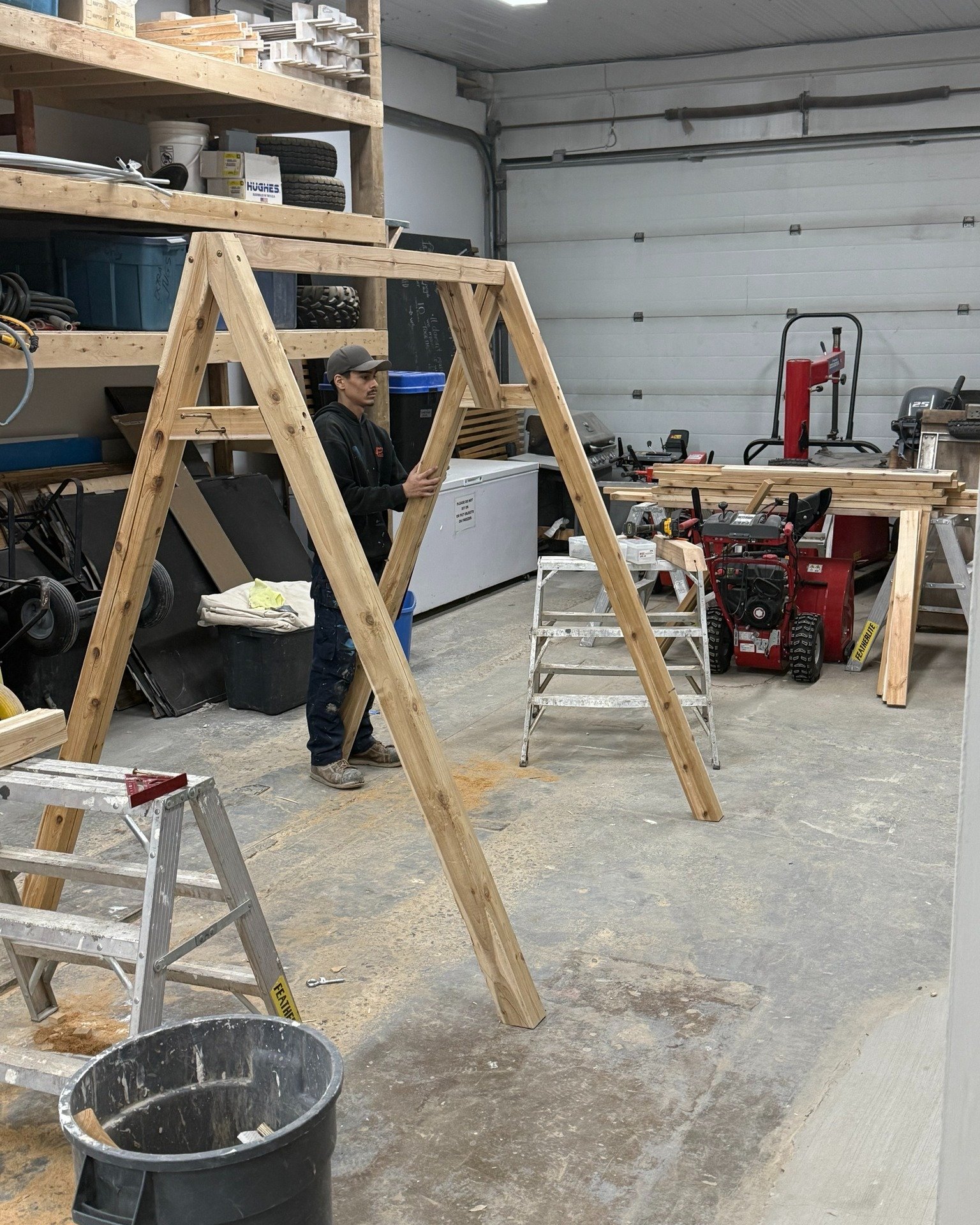 Here is a sneak peek of a Porch Swing that is able to be won as a fundraising prize at Step Up Construction's Golf Tournament. Head to stepupconstruction.org/golftournament to find out how you can win this awesome prize!