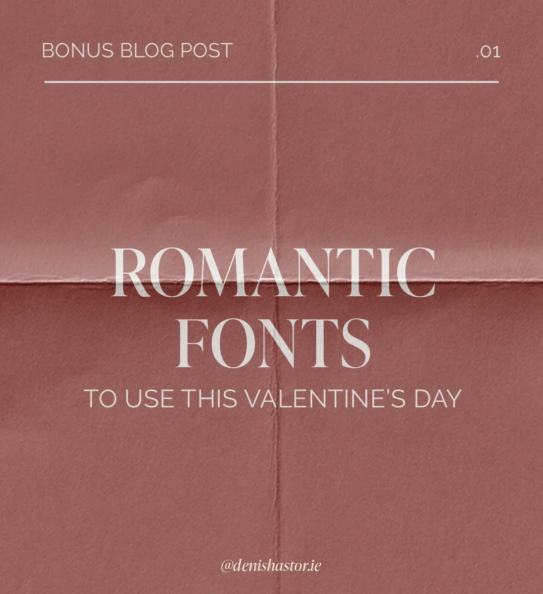 Romantic Fonts to Use for Valentine’s Day Creative