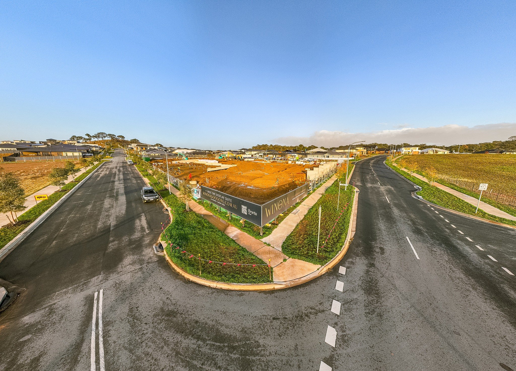Our team has been making great progress on the construction of Winona in Googong! 🏗

Construction commenced on site in late April, and we made headway with the foundation works throughout May.

The site cut is nearing completion with foundation slab