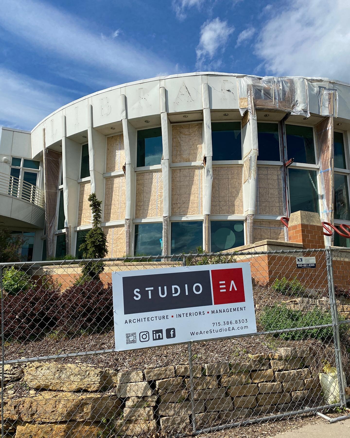 Studio EA is proud to be collaborating with the City of Hudson, @hudsonarealibrary and @marketjohnson on two Hudson Wisconsin institutions. In 2021 a storm ripped through our community and damaged our library and beach house and it feels good to be f