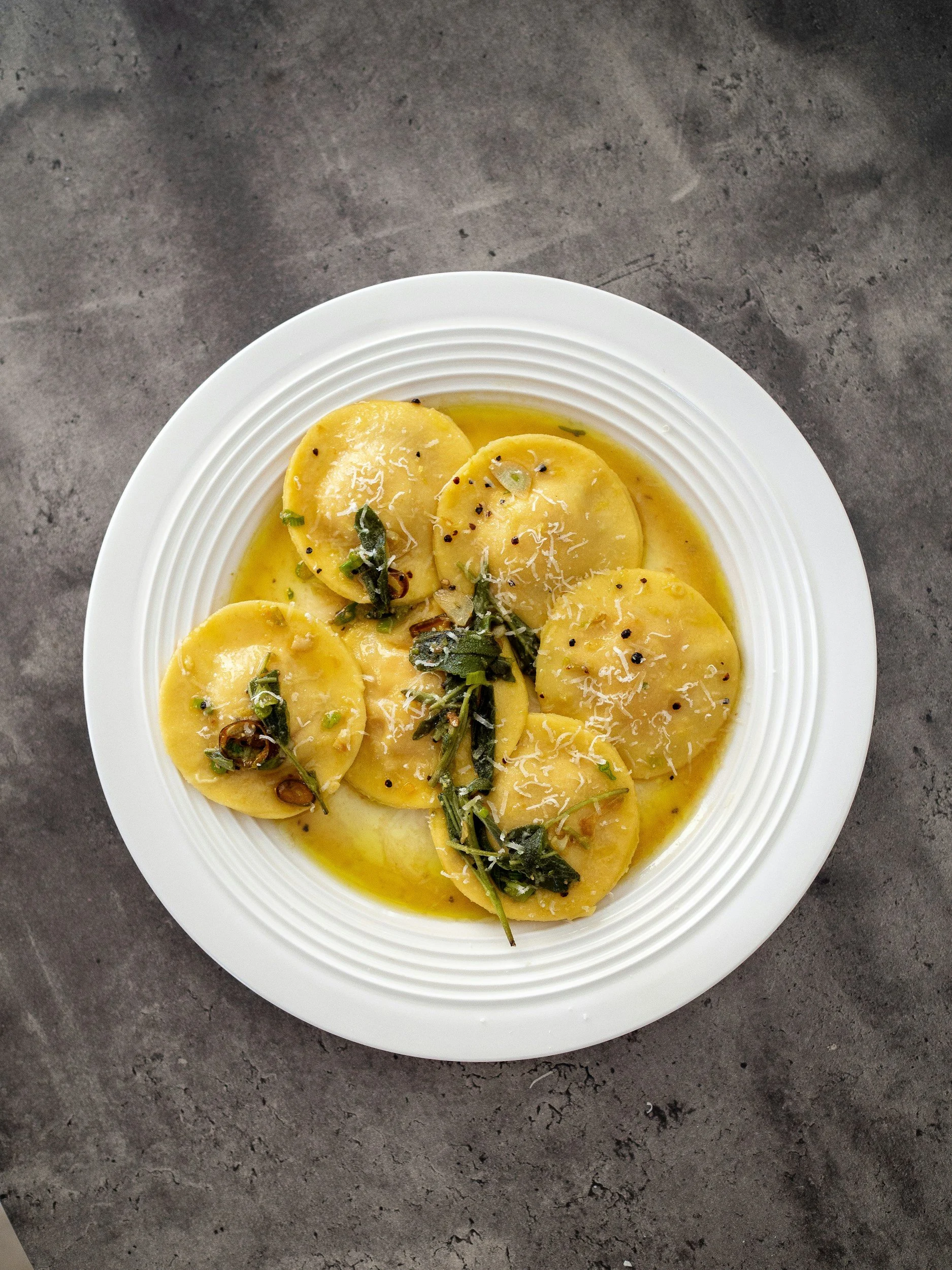 squash ravioli