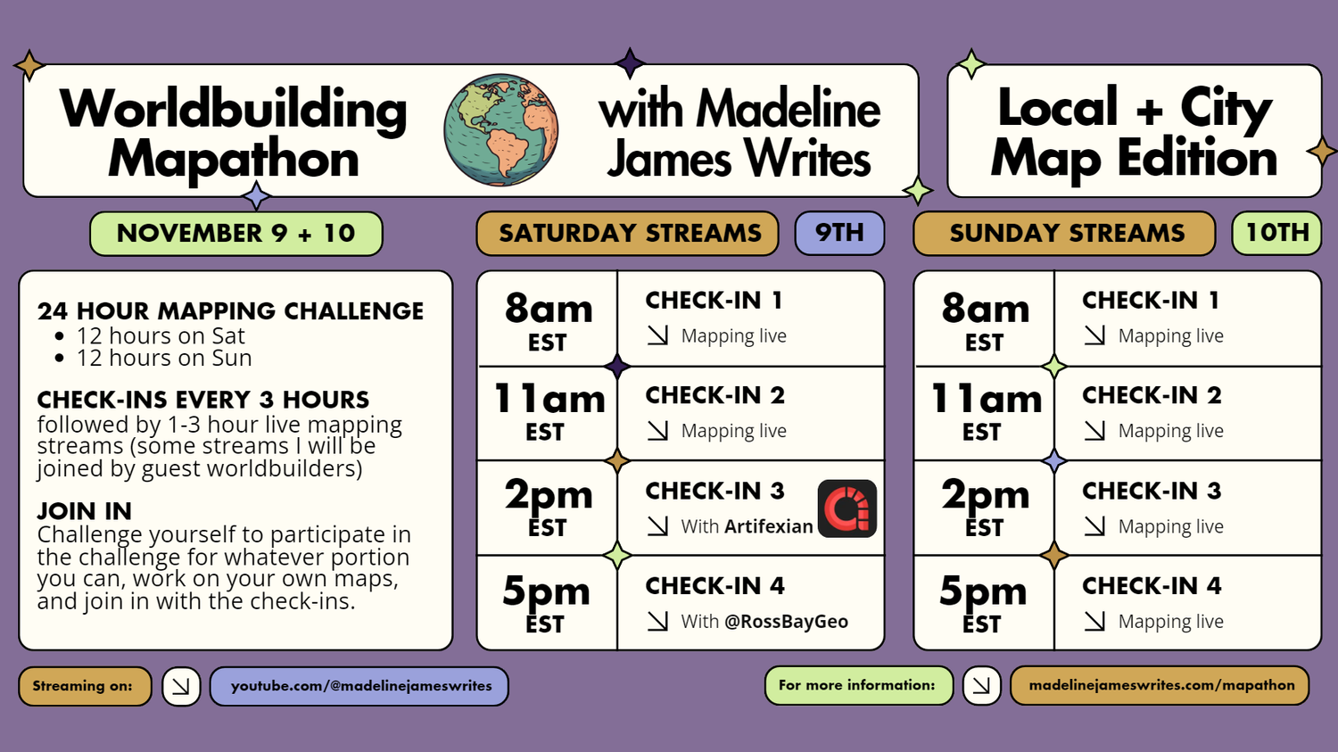 2024 Mapathon — Madeline James Writes