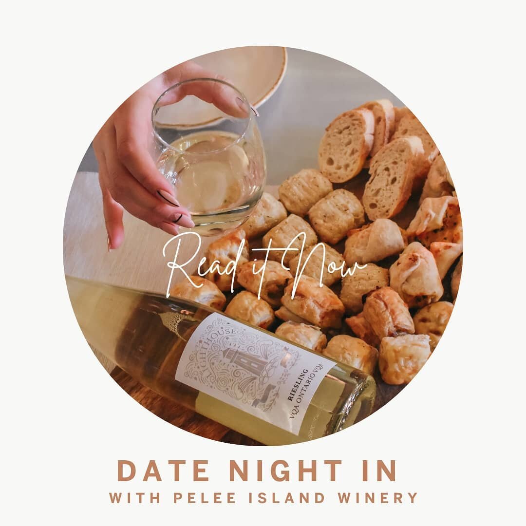 Date night in just got a lot more interesting! I'm excited to share a guest blog post I wrote for Pelee Island Winery, where I bring you tips on how to create the best date night in the comfort of your own home. Take a look at my favourite date night