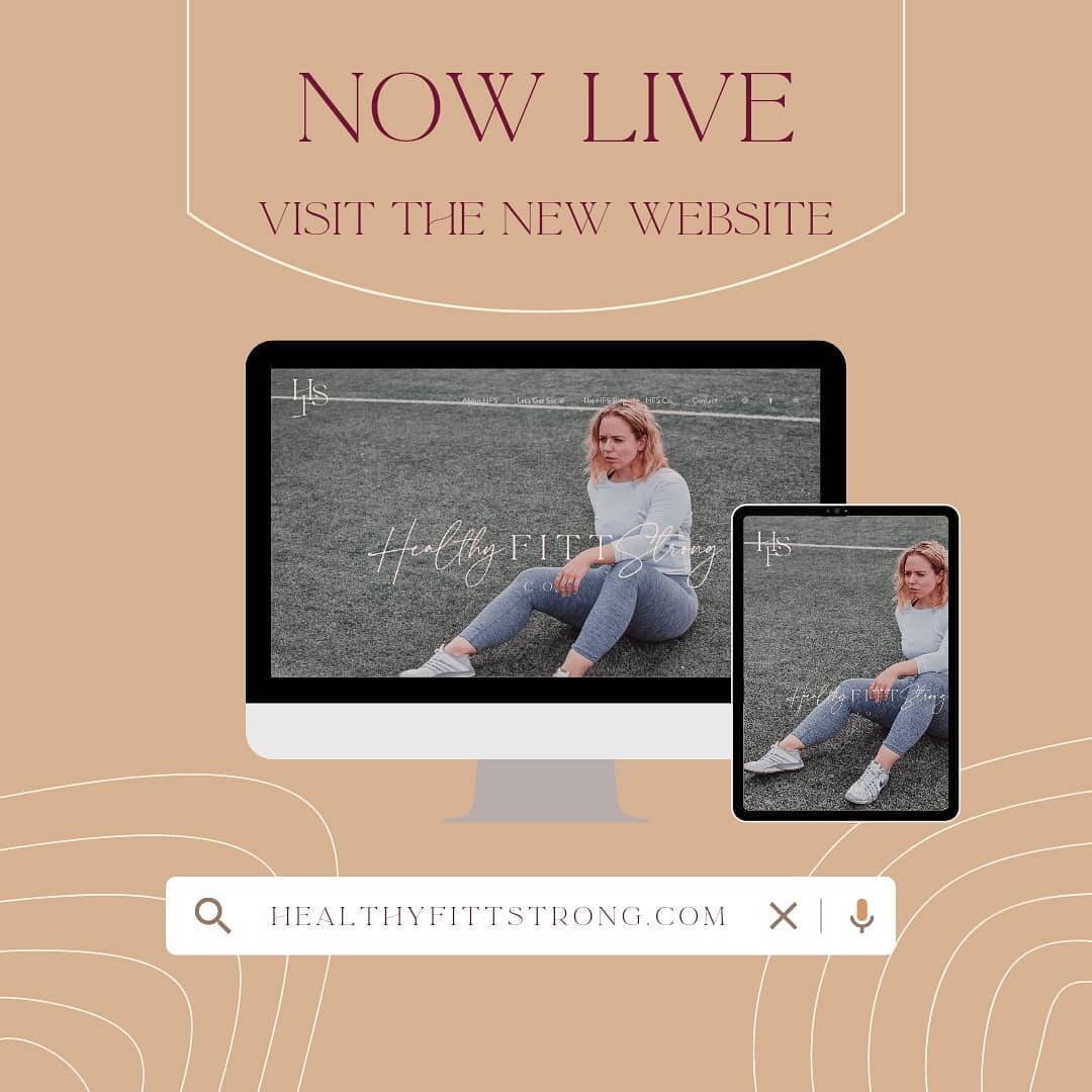 New month, New Website!!
Loving the brand refresh and website overhaul I did for HealthyFittStrong! 
There's so many great pieces of content on the site and resources for you! I hope you love it as much as I do! 🧡🧡🧡 #HFSCo #TheHFSSquad #NewWebsite