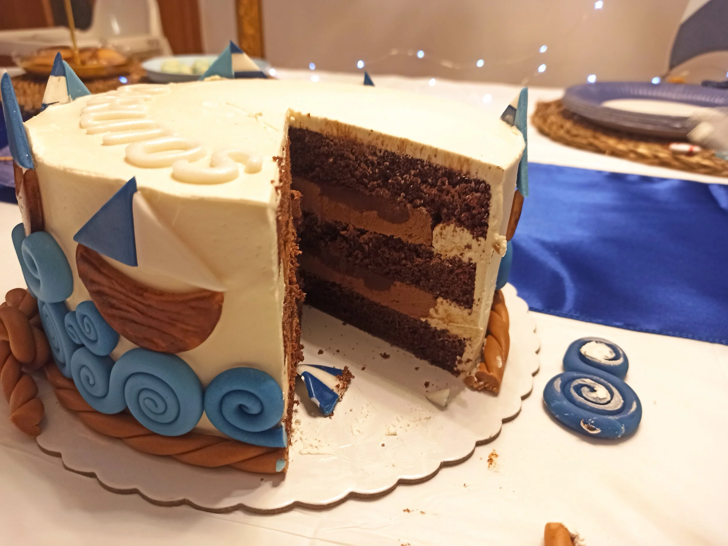 Fiesta del primer cumpleaños de Carlitos — Preppy Blue