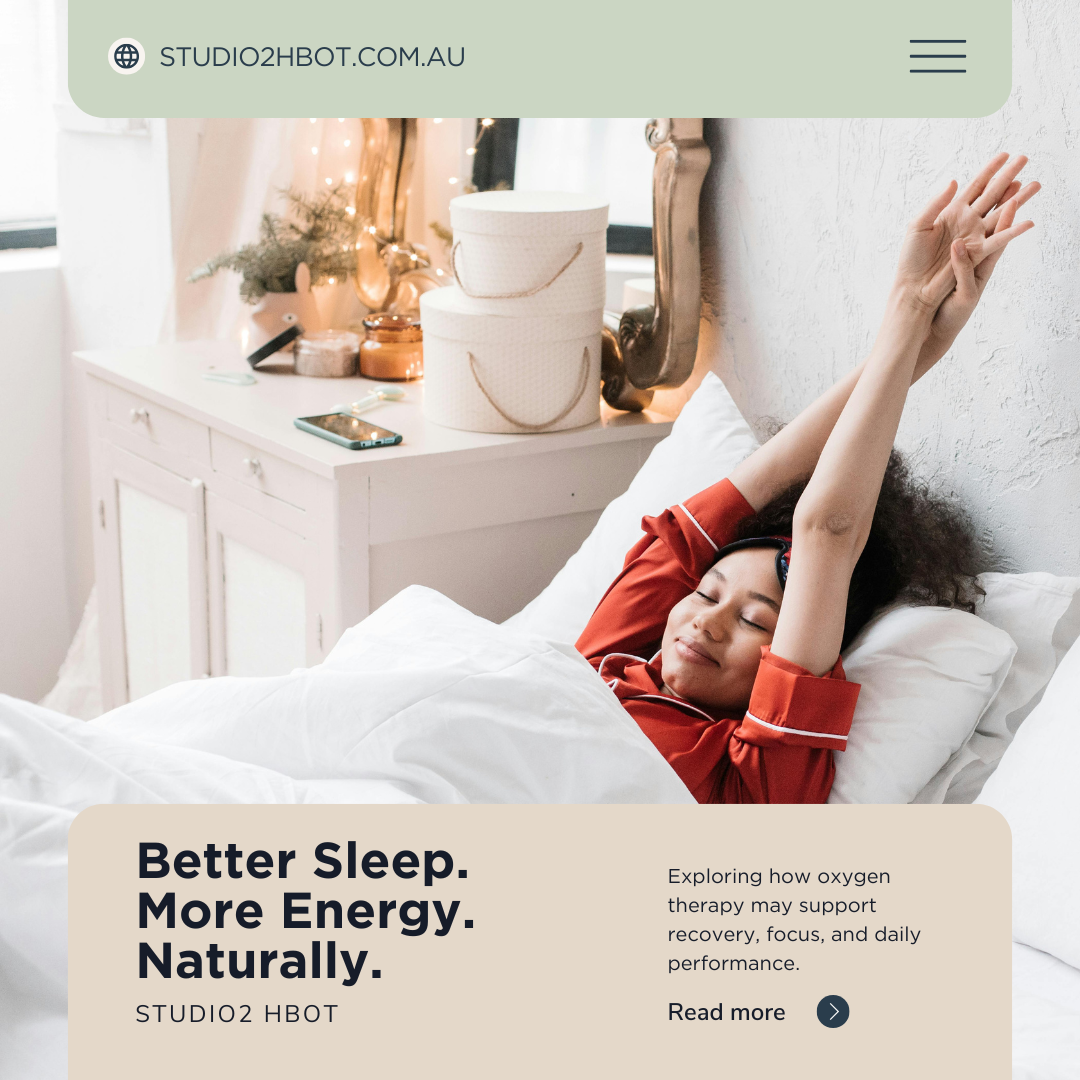 Can Hyperbaric Oxygen Therapy Support Better Sleep and Energy Levels?