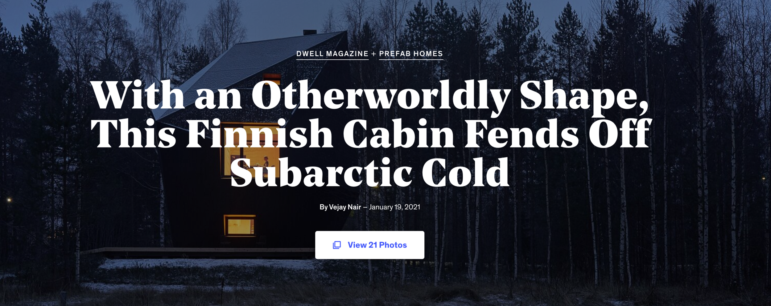 Meteorite in Dwell Magazine