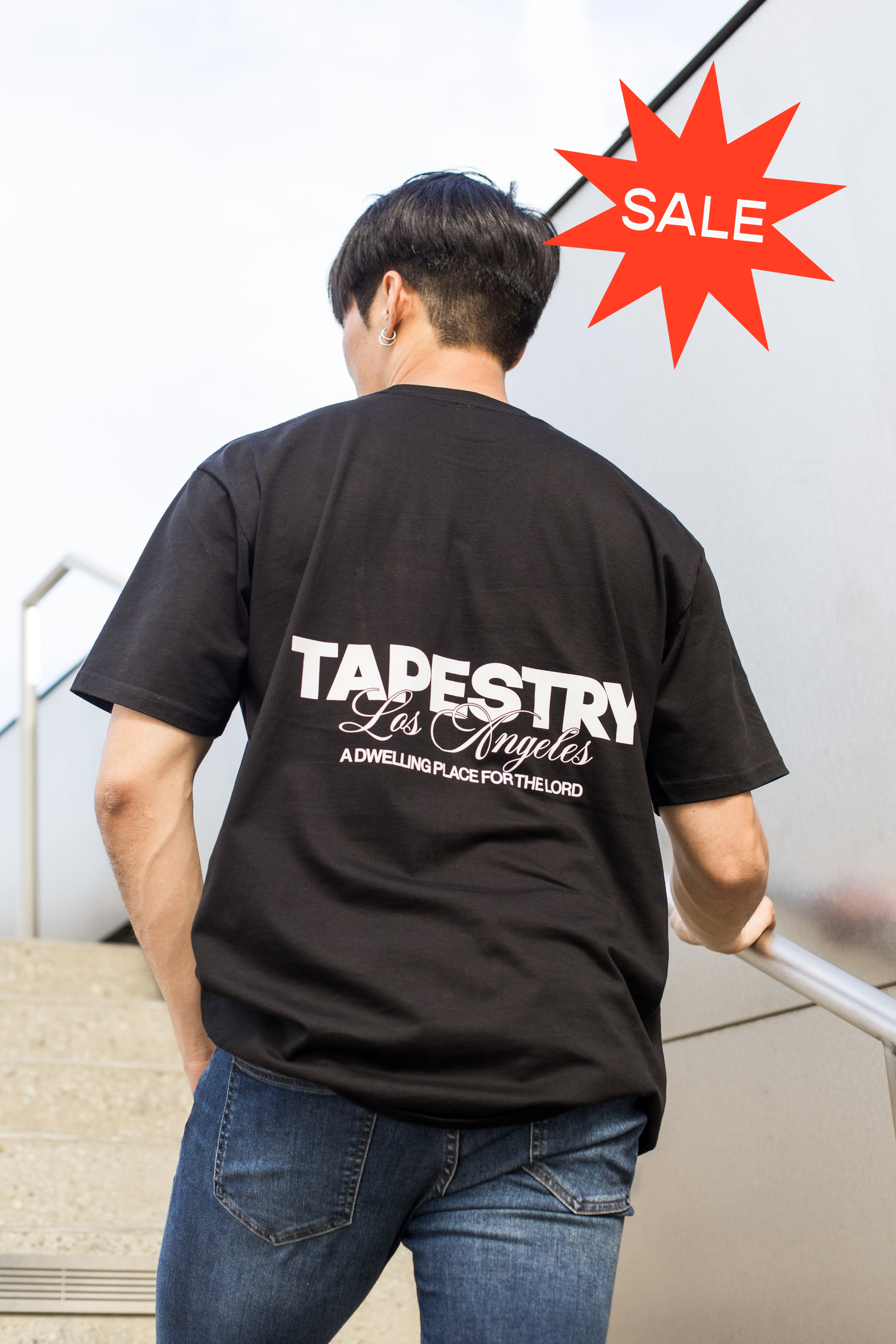 Short Sleeve Dwelling Graphic T-Shirt - Black