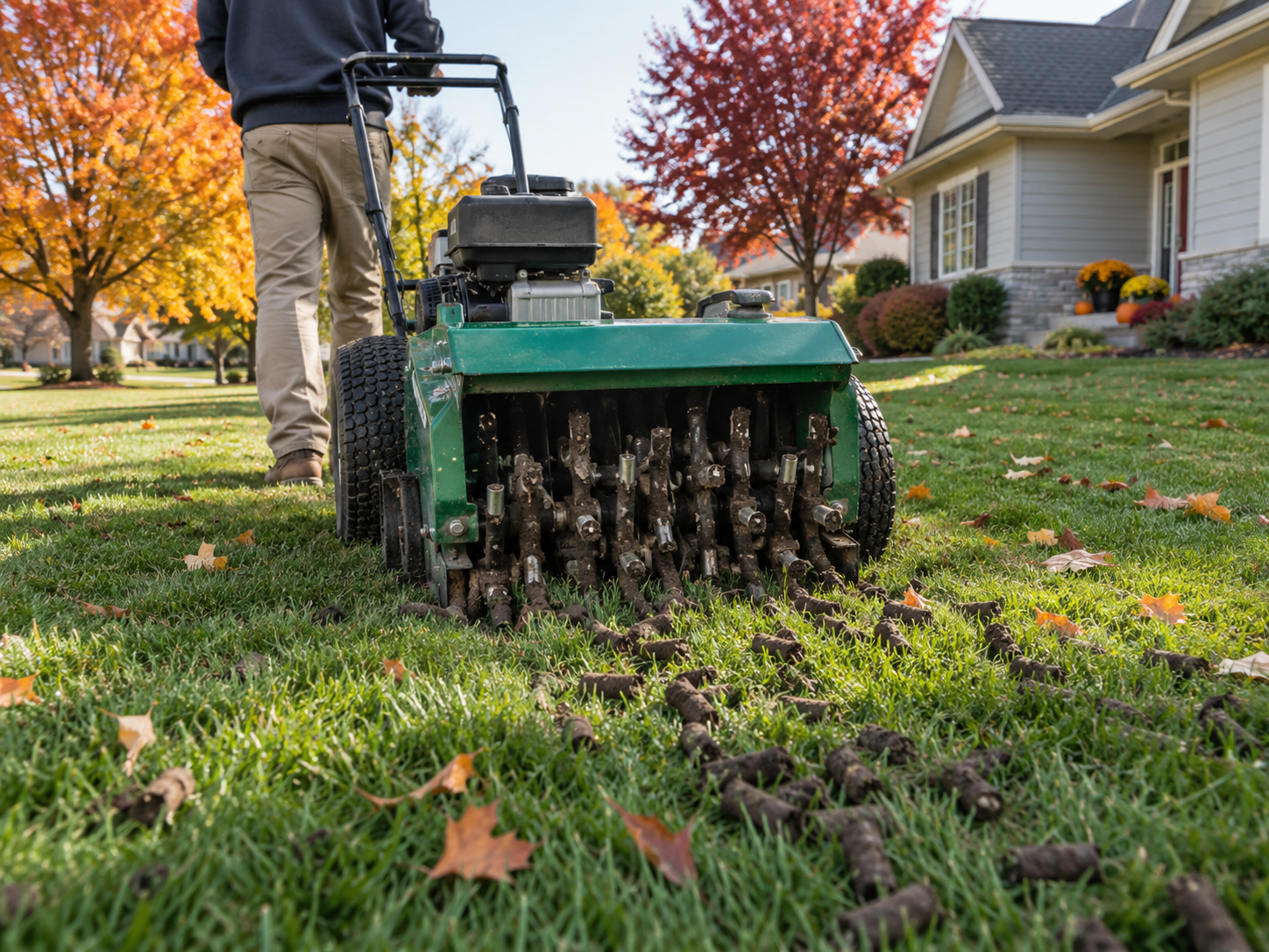 When Should You Aerate Your Lawn in Bourbonnais, IL? A Fall Lawn Care Guide